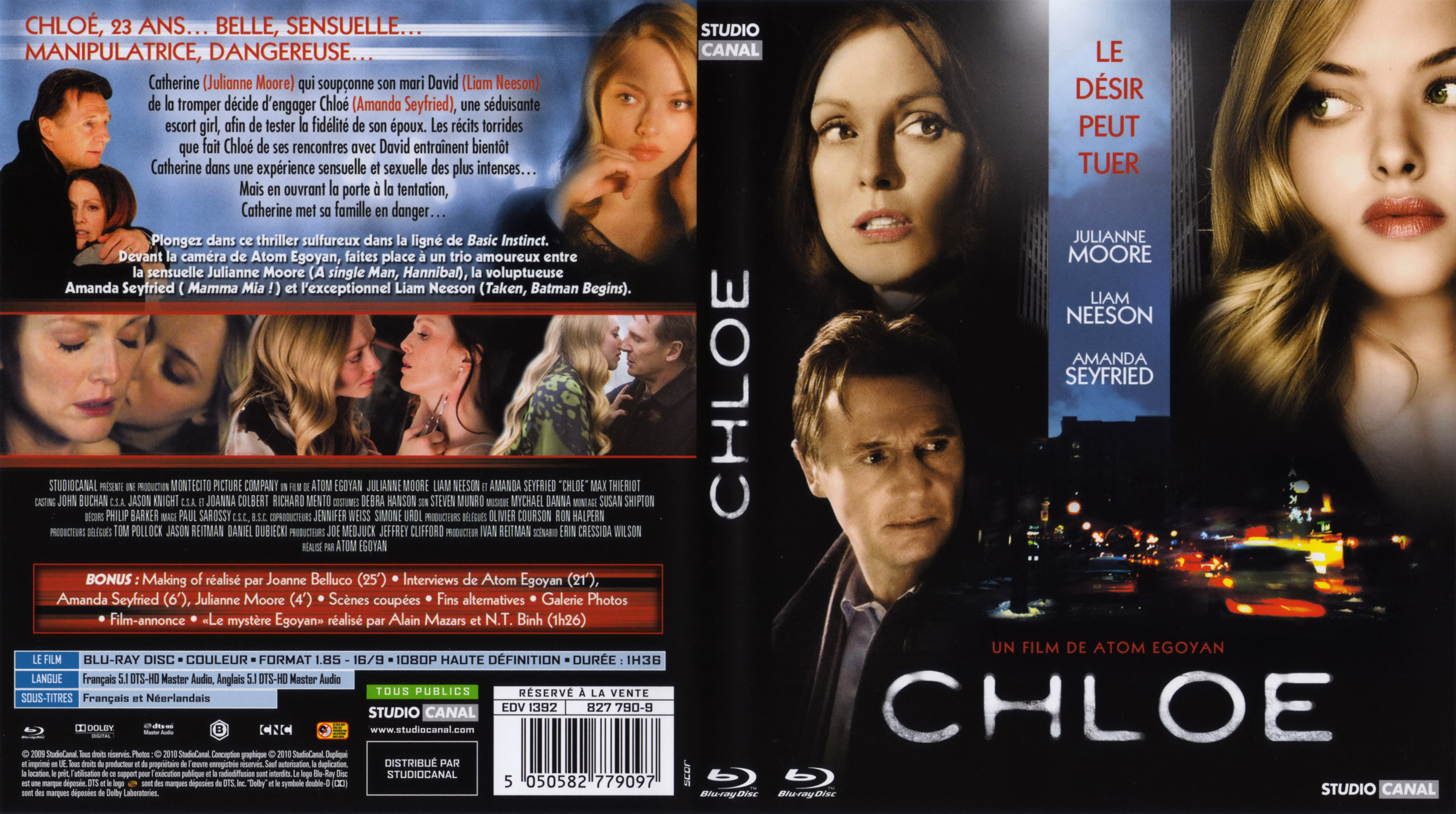 Jaquette DVD Chloe (2010) (BLU-RAY)