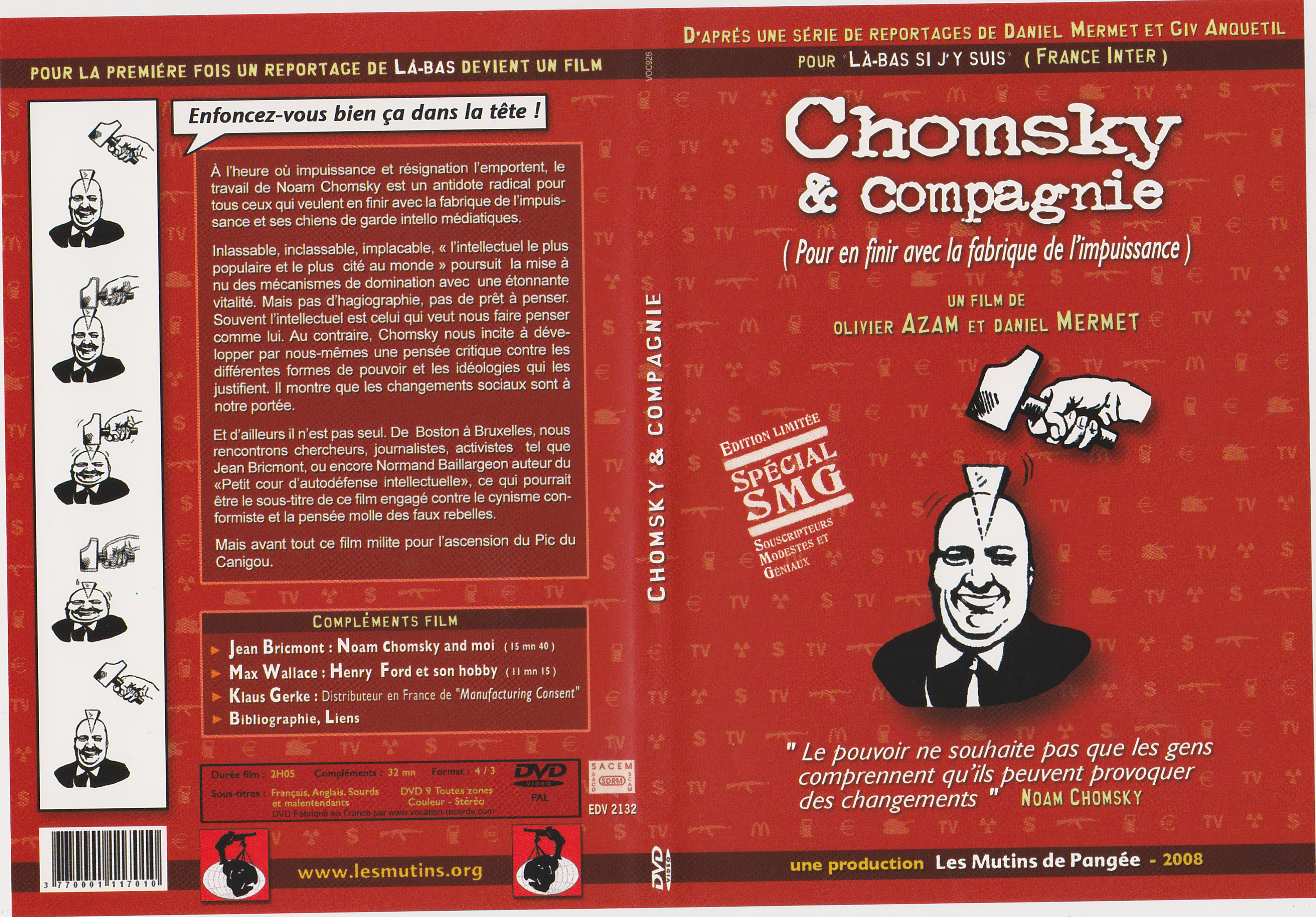 Jaquette DVD Chomsky & Compagnie