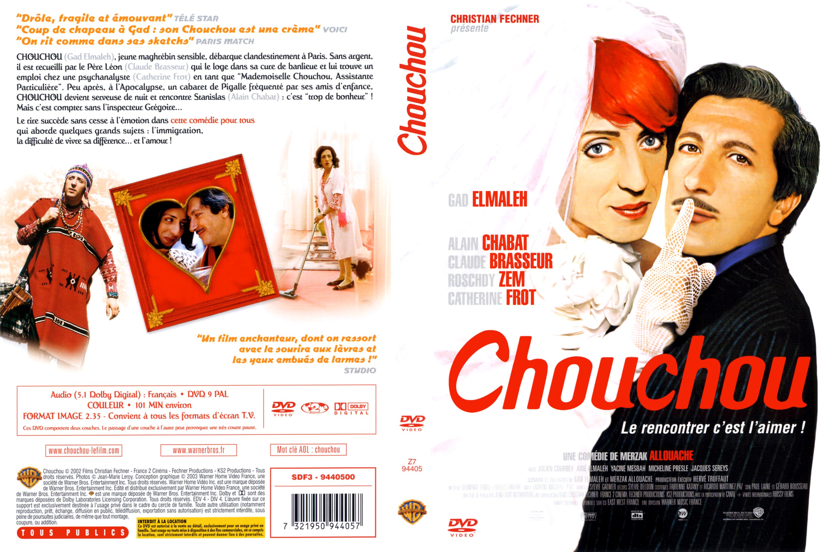 Jaquette DVD Chouchou