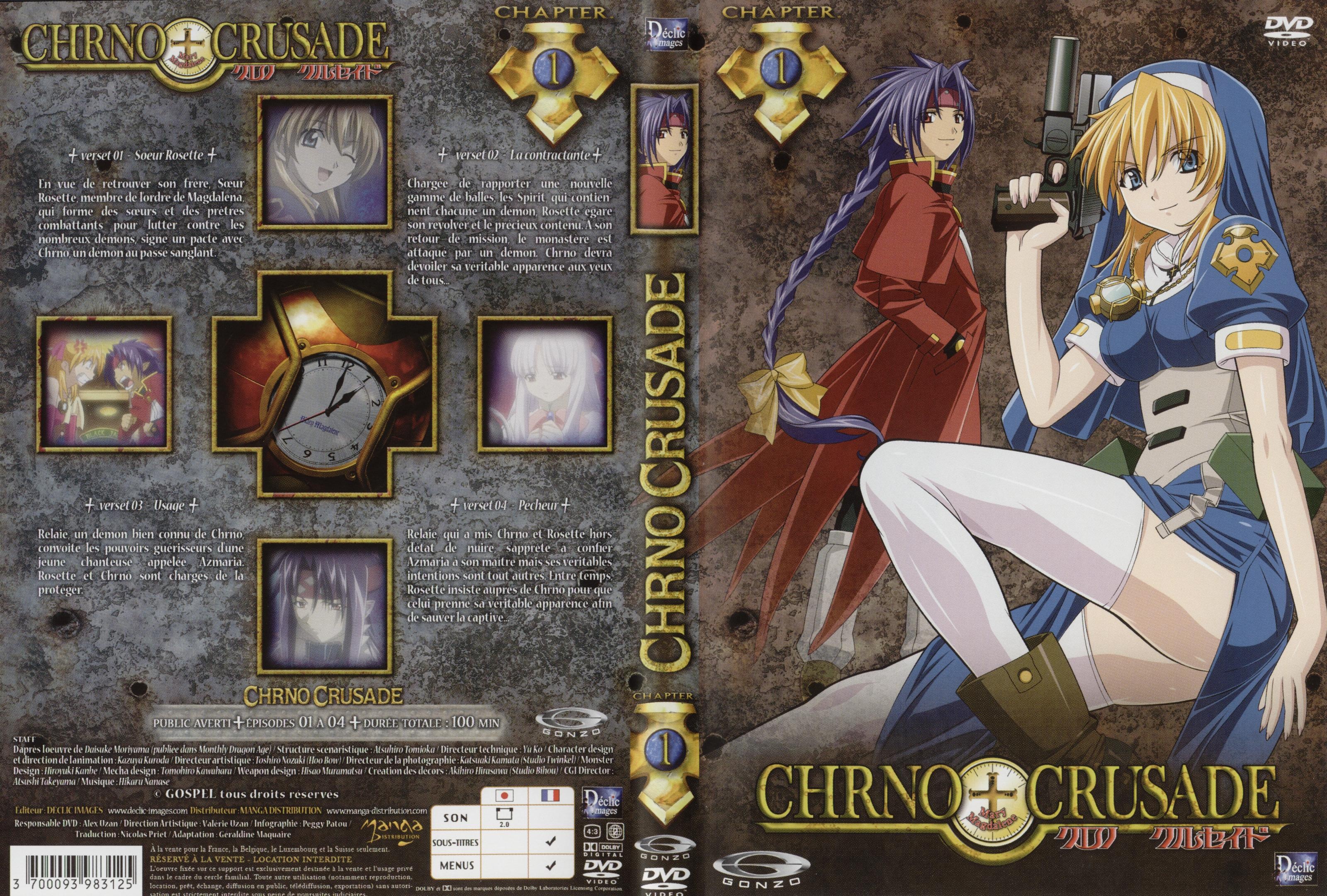 Jaquette DVD Chrno Crusade vol 1