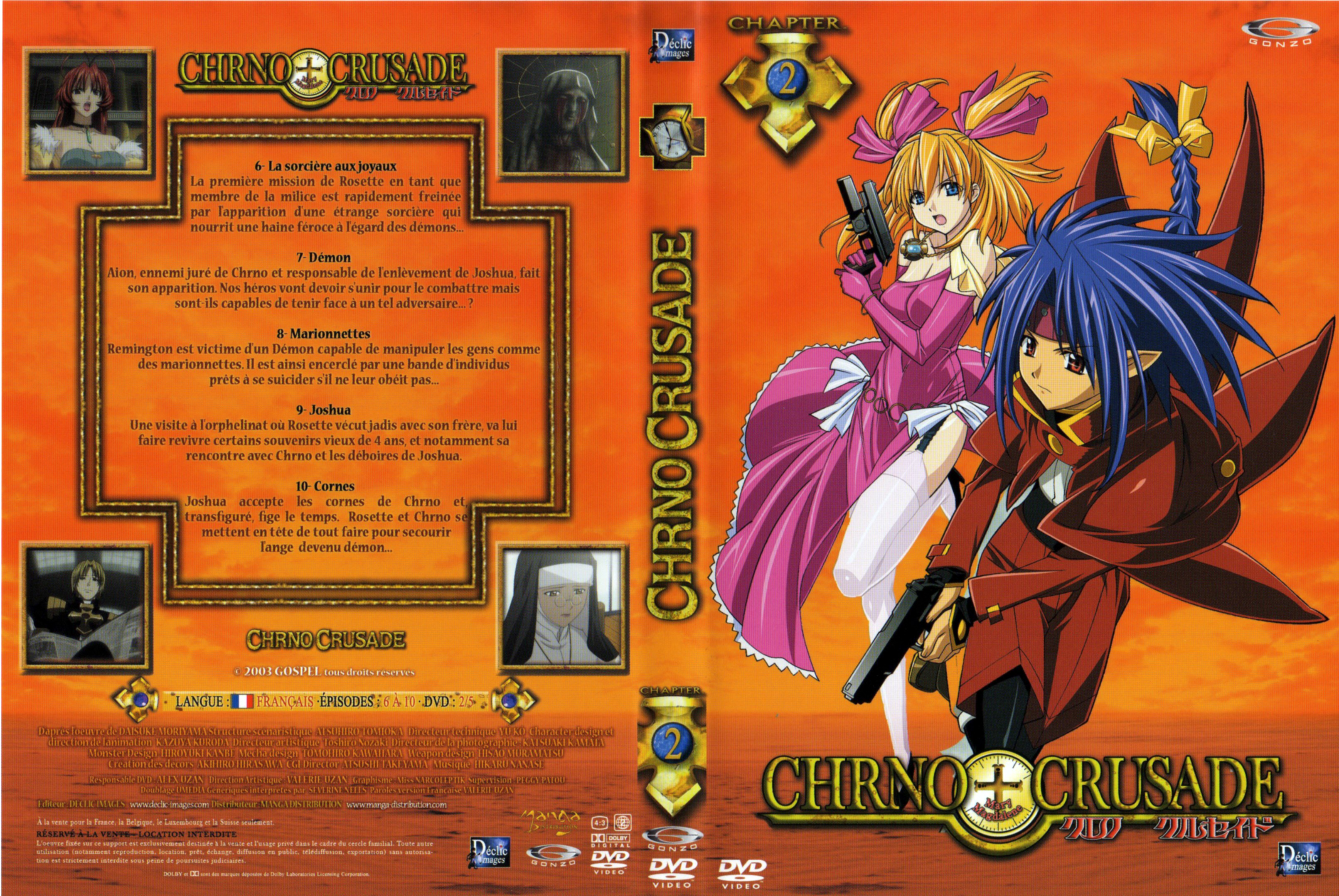Jaquette DVD Chrno Crusade vol 2 v2
