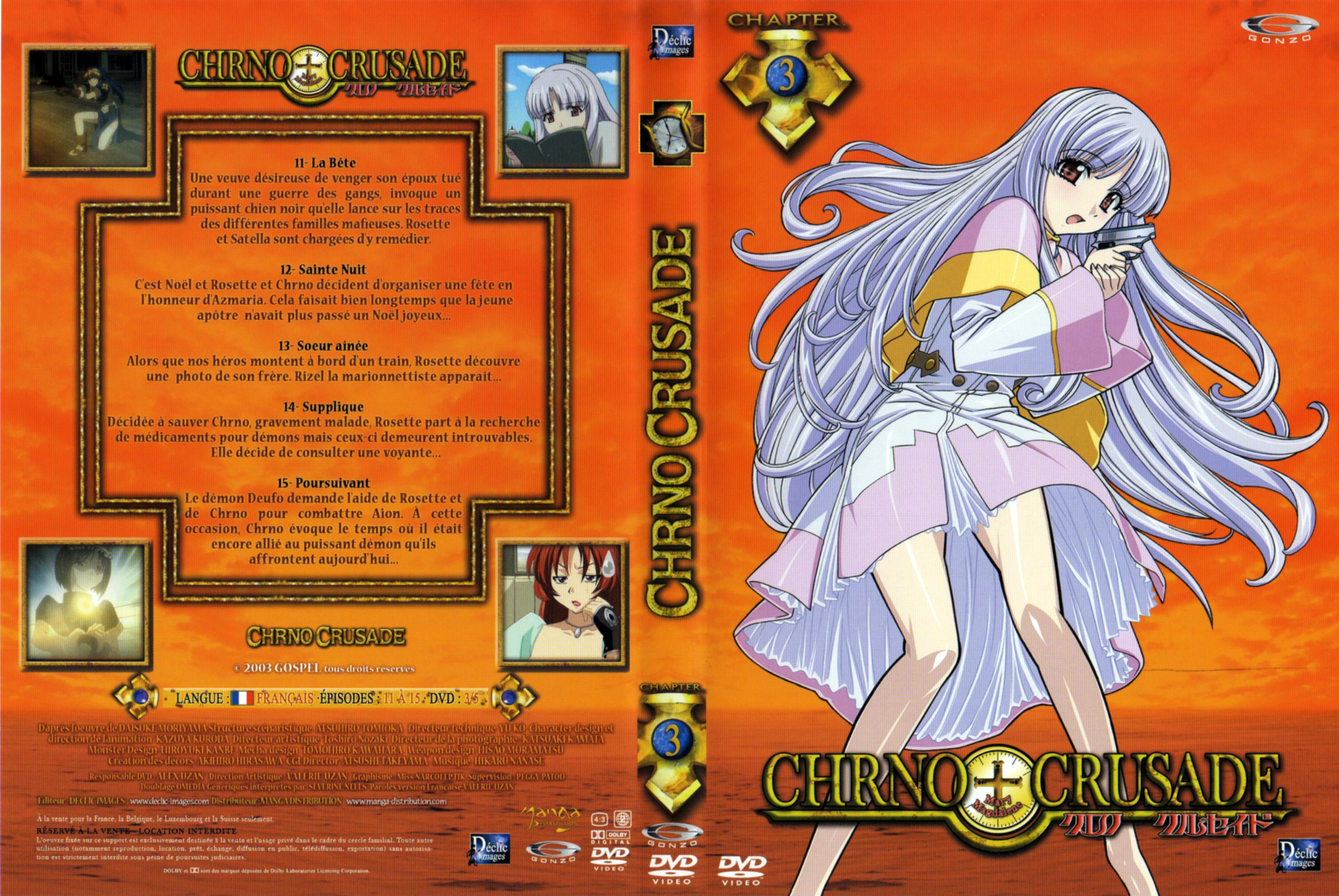 Jaquette DVD Chrno Crusade vol 3 v2