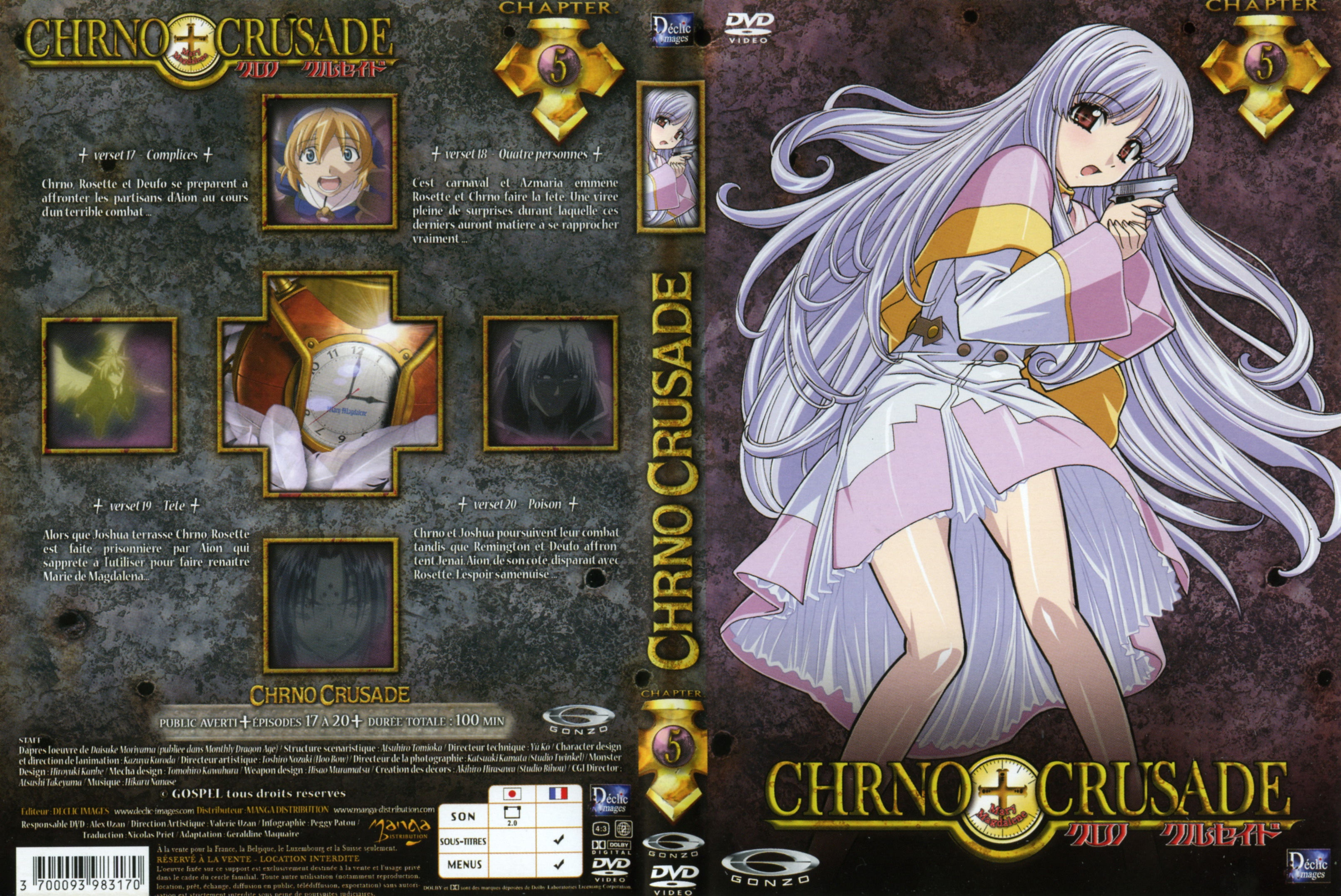 Jaquette DVD Chrno Crusade vol 5