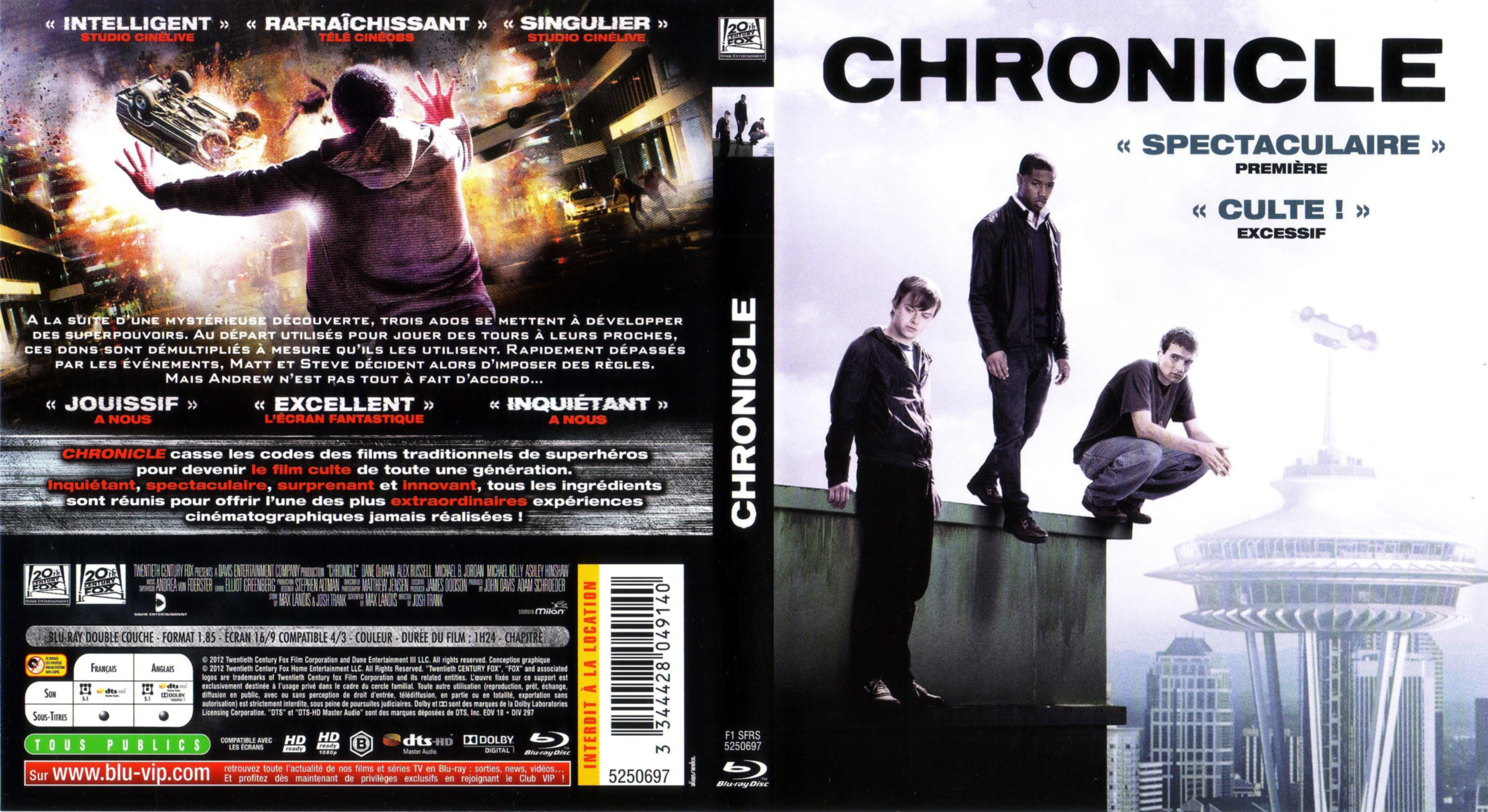 Jaquette DVD Chronicle (BLU-RAY)