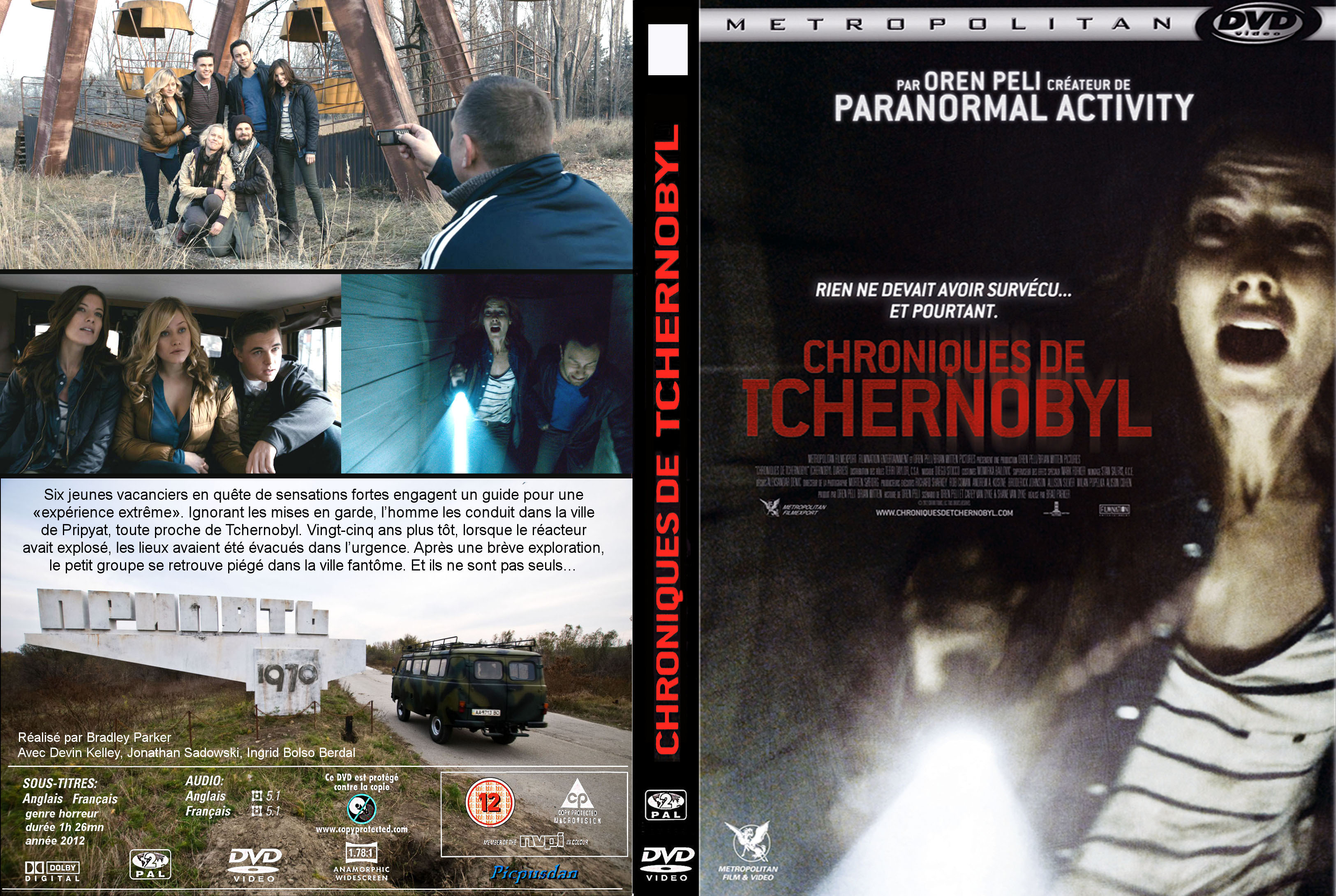 Jaquette DVD Chroniques de Tchernobyl custom