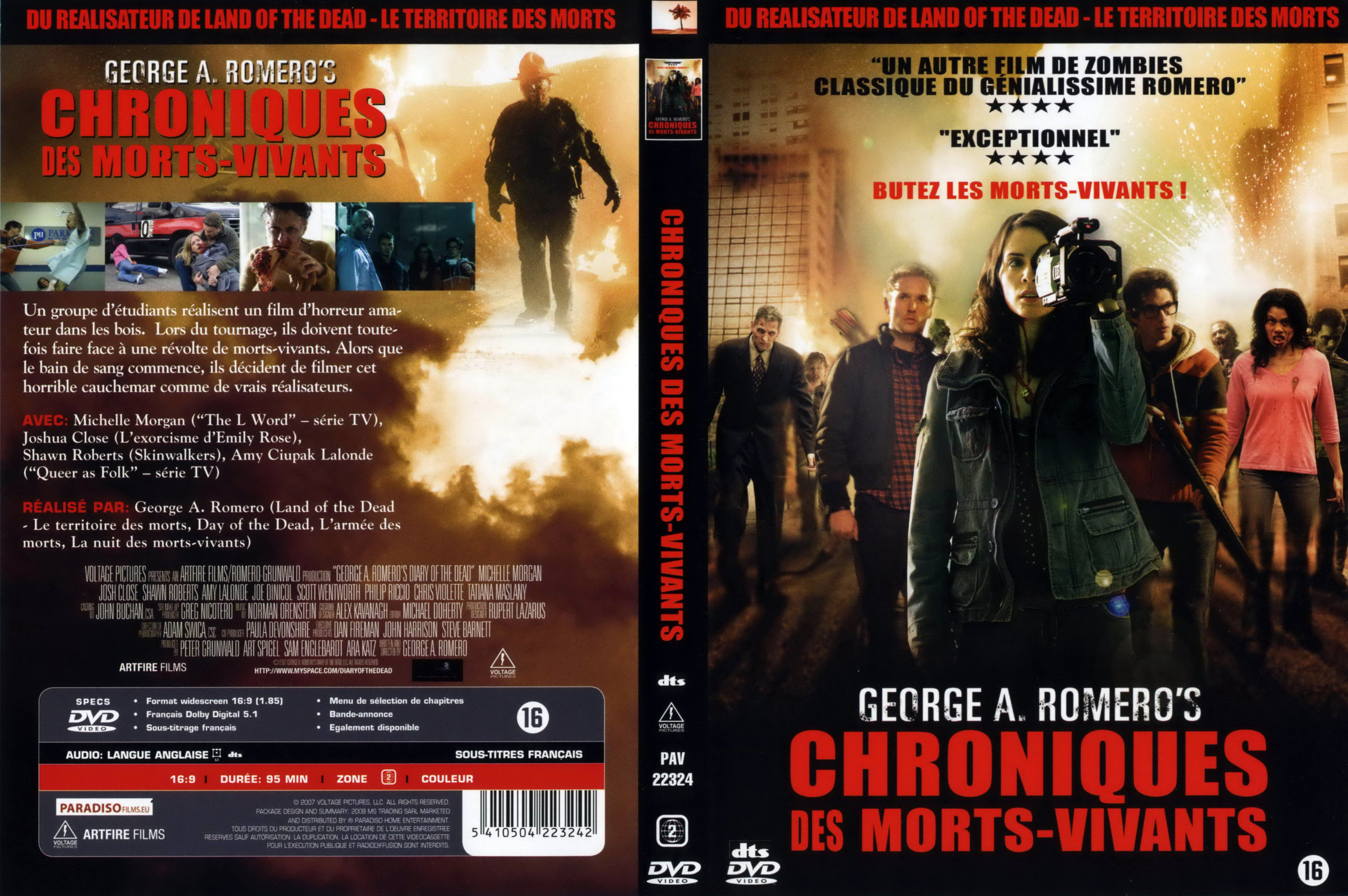 Jaquette DVD Chroniques des morts-vivants