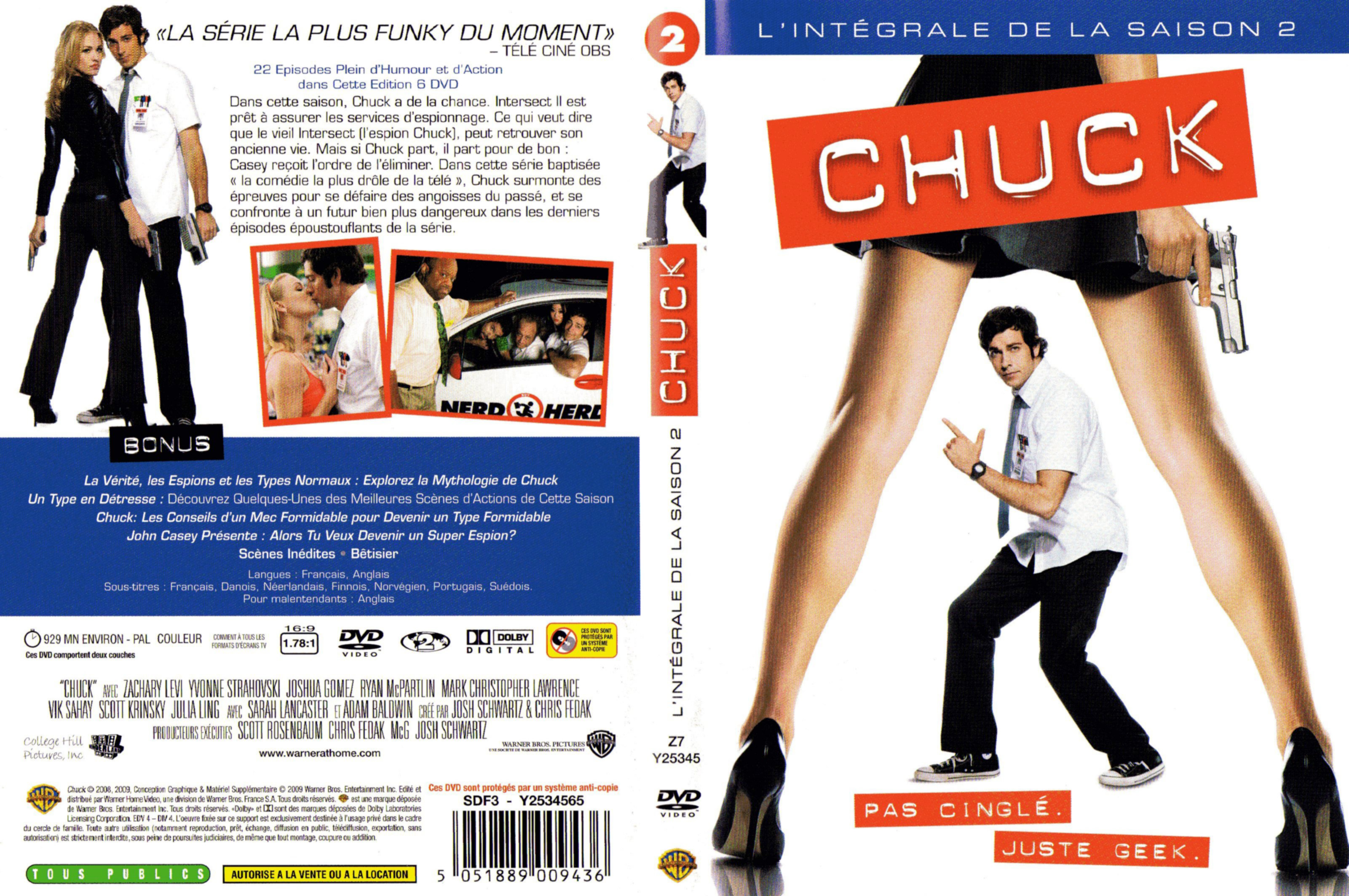 Jaquette DVD Chuck Saison 2