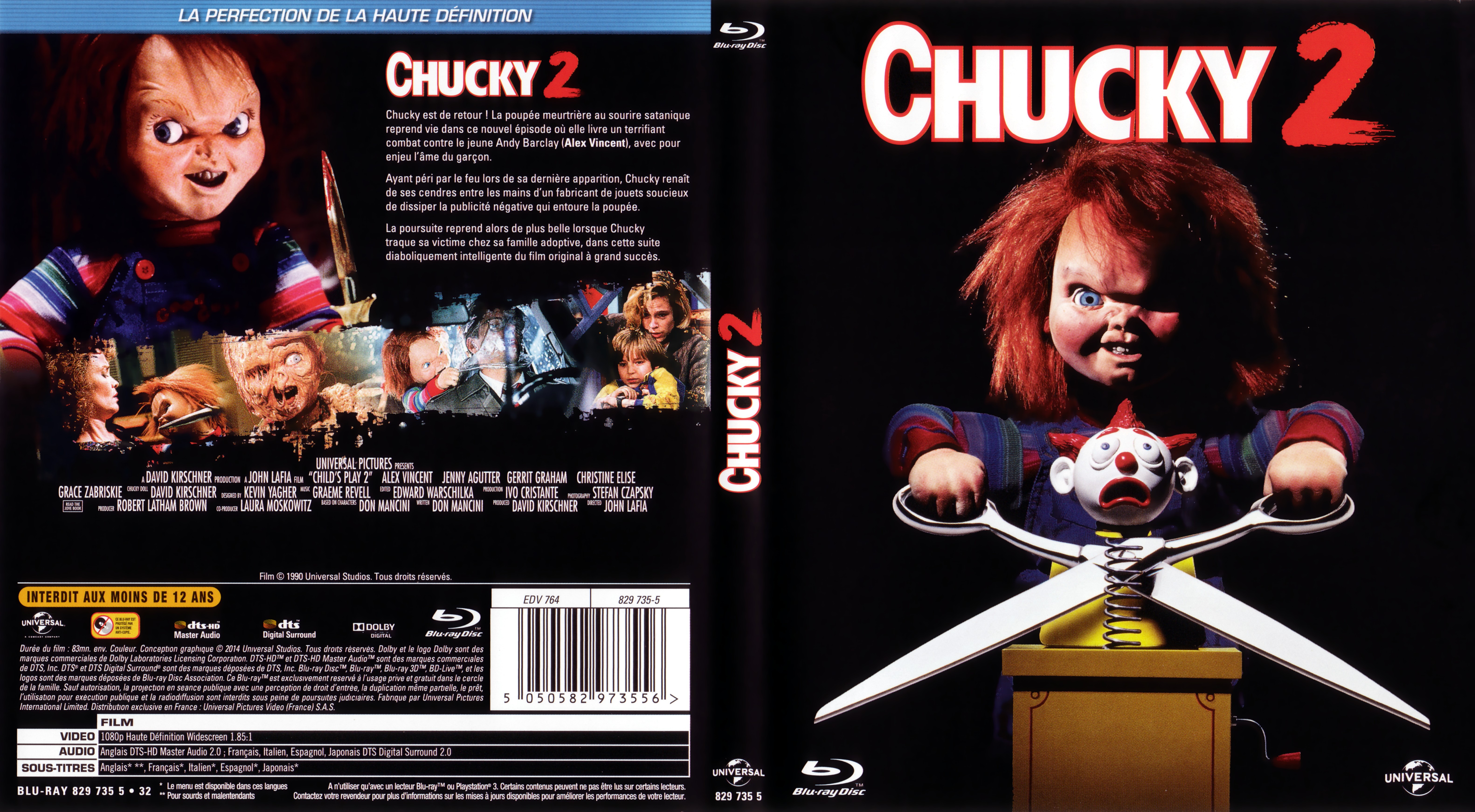 Jaquette DVD Chucky 2 (BLU-RAY)