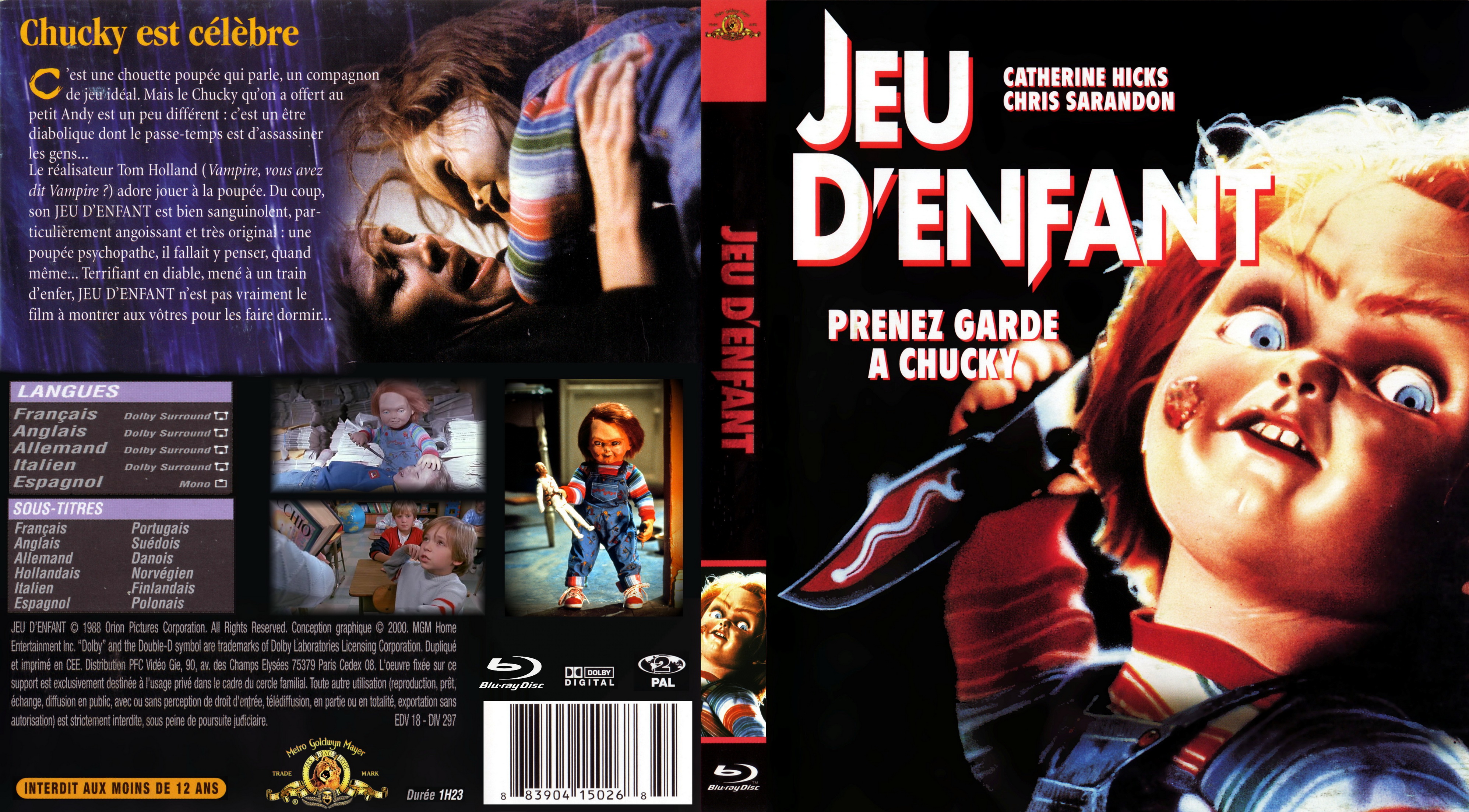 Jaquette DVD Chucky Jeu d