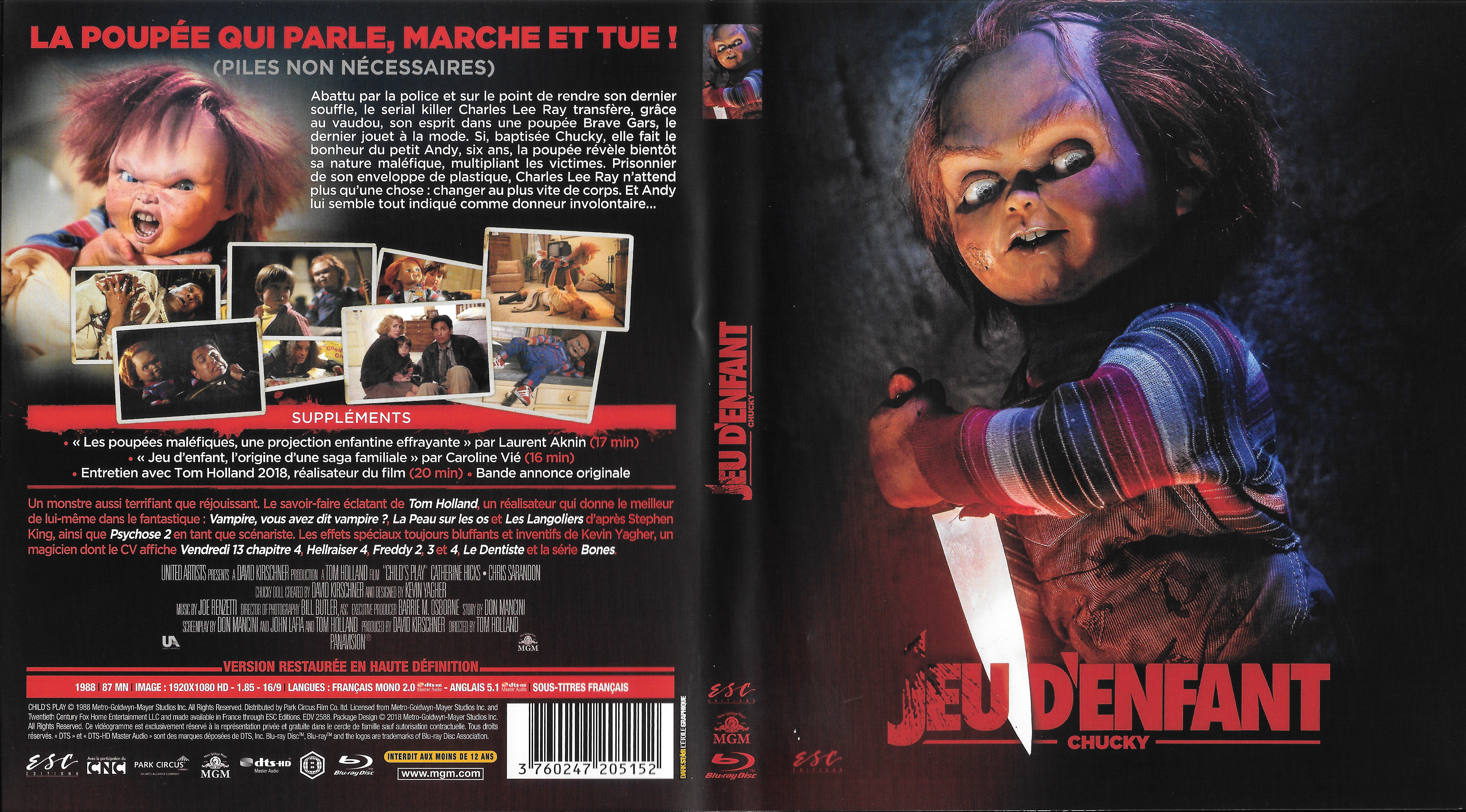 Jaquette DVD Chucky Jeu d