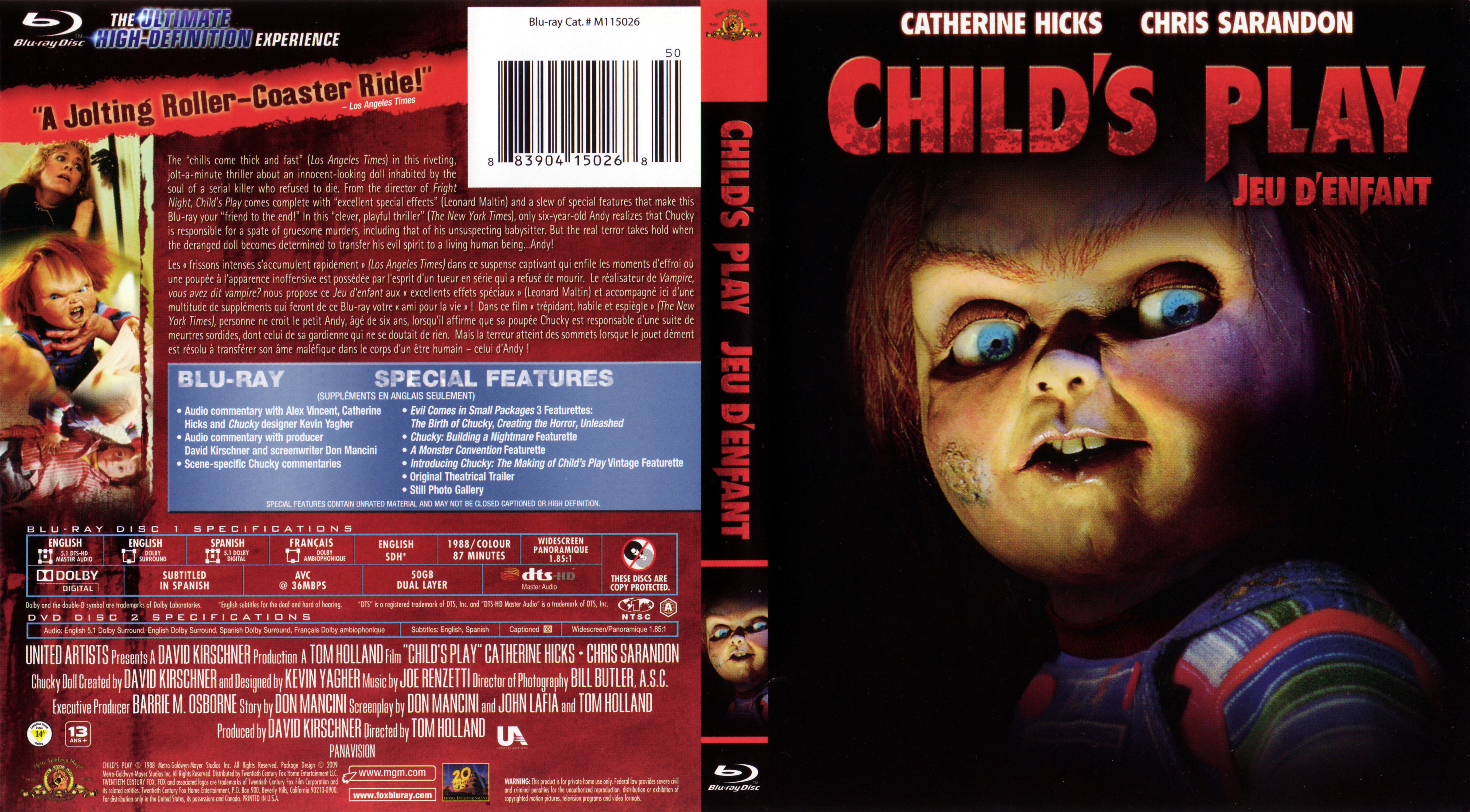 Jaquette DVD Chucky jeu d
