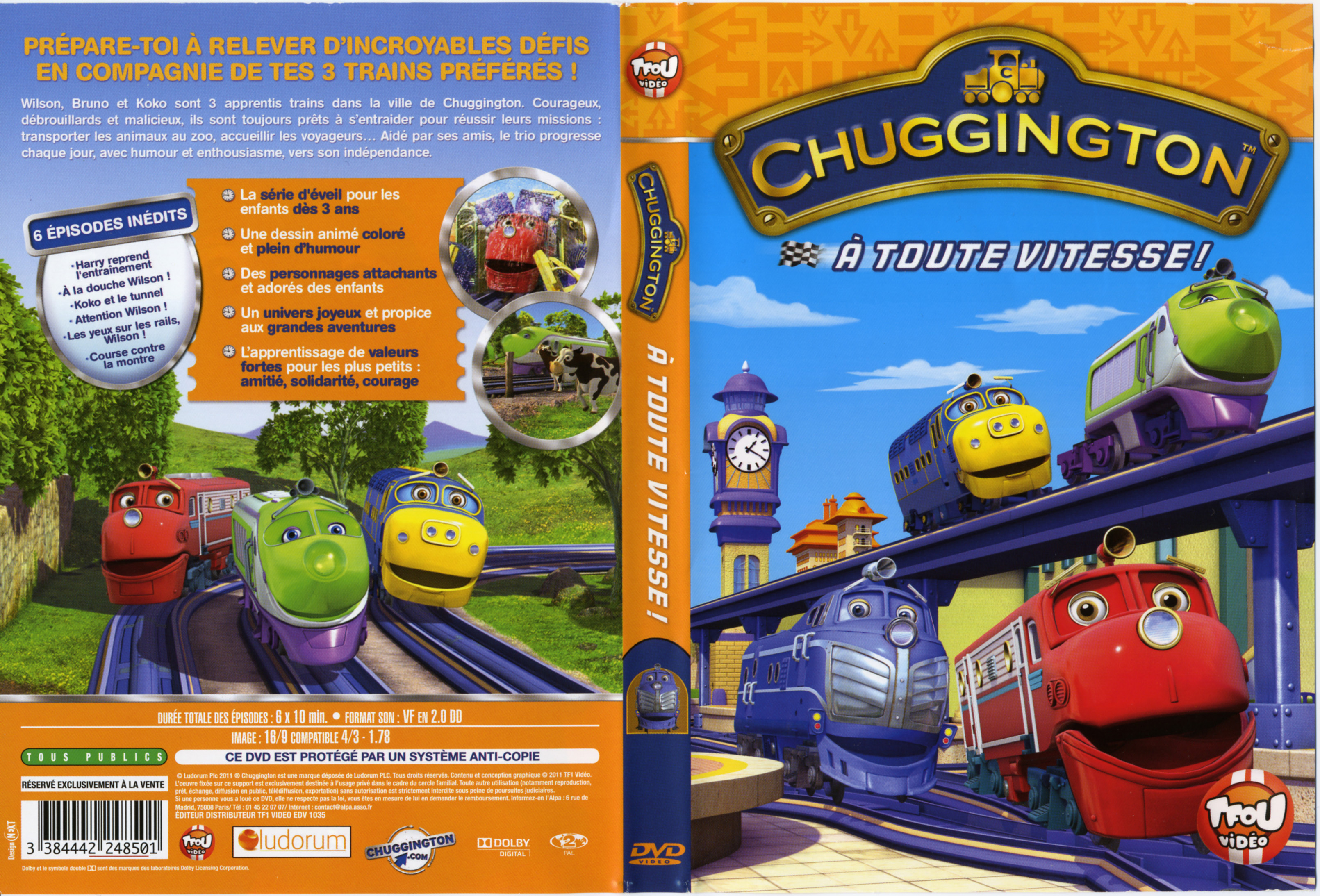 Jaquette DVD Chuggington - A toute vitesse