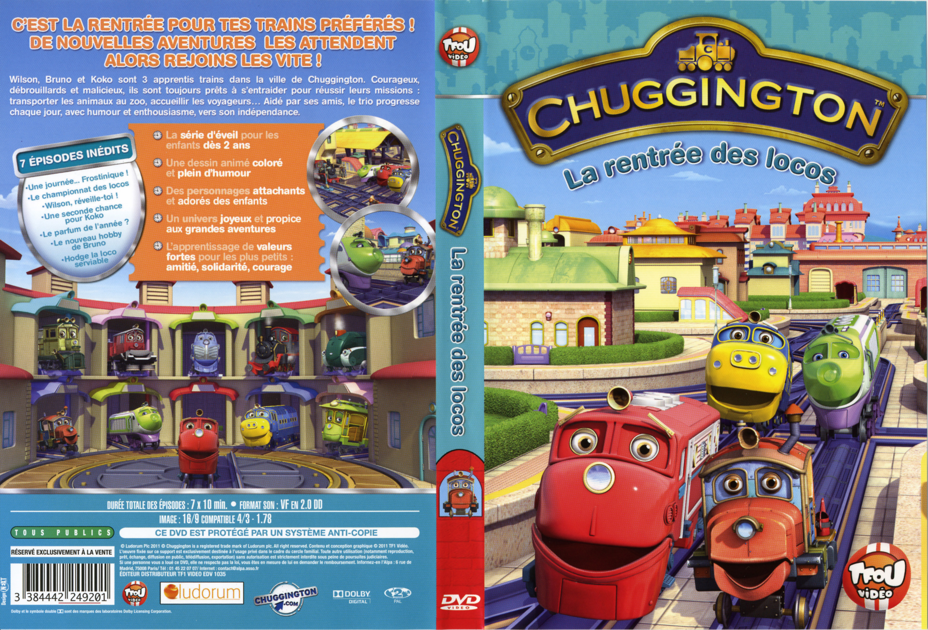 Jaquette DVD Chuggington - La rentre des locos