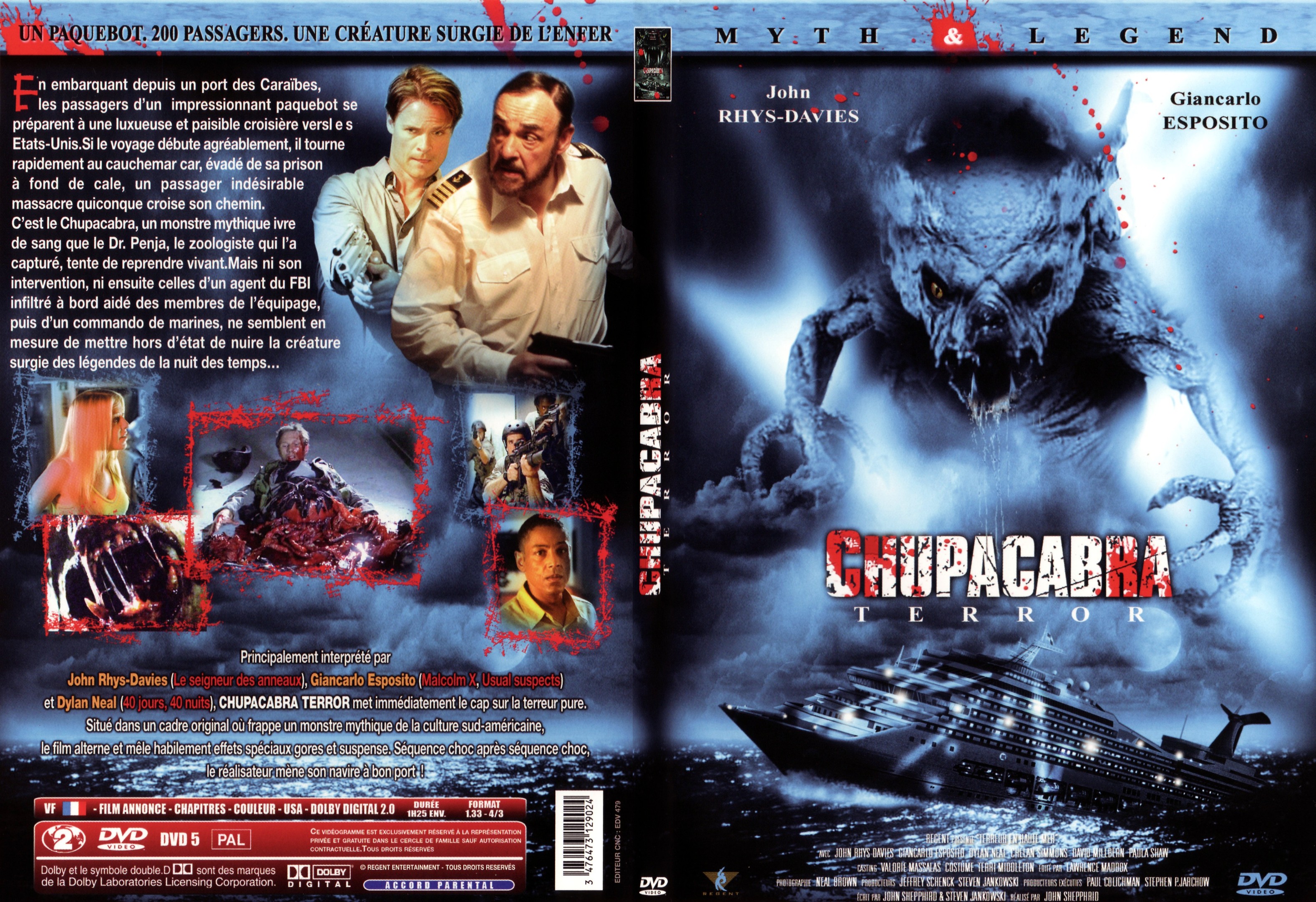 Jaquette DVD Chupacabra terror - SLIM