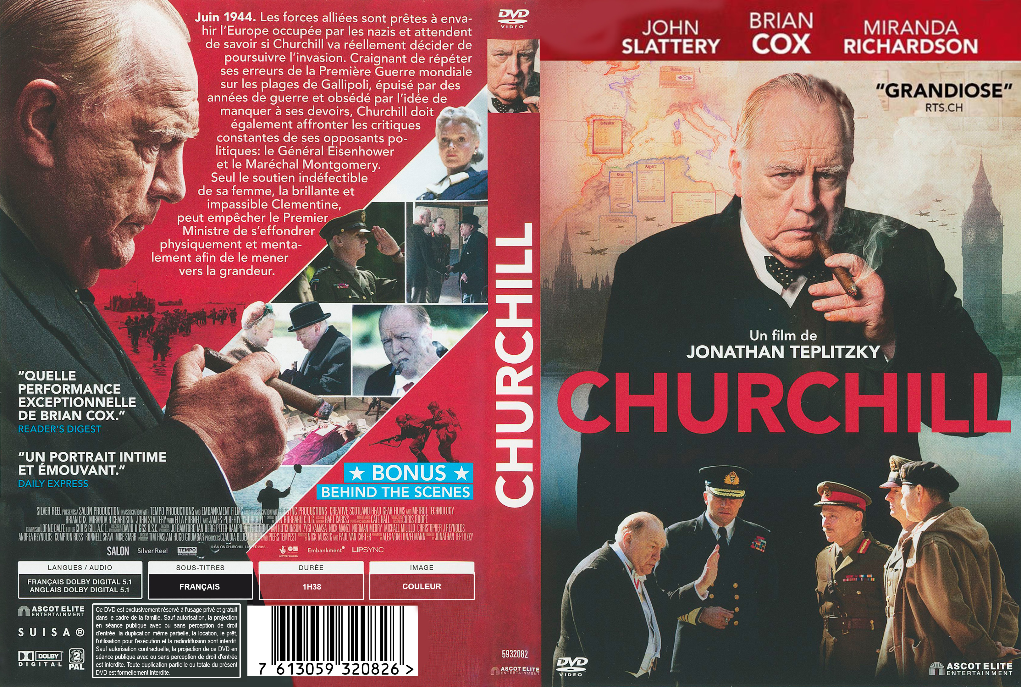Jaquette DVD Churchill custom