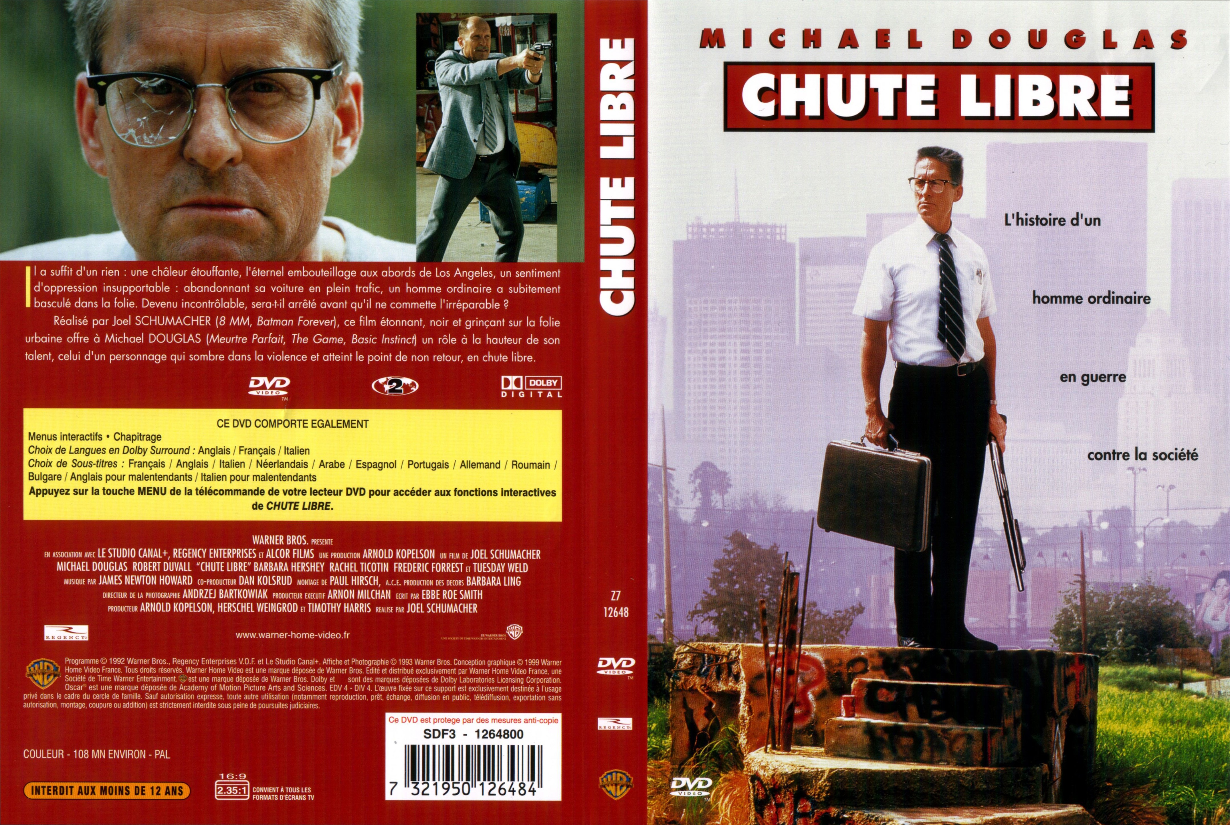 Jaquette DVD Chute libre