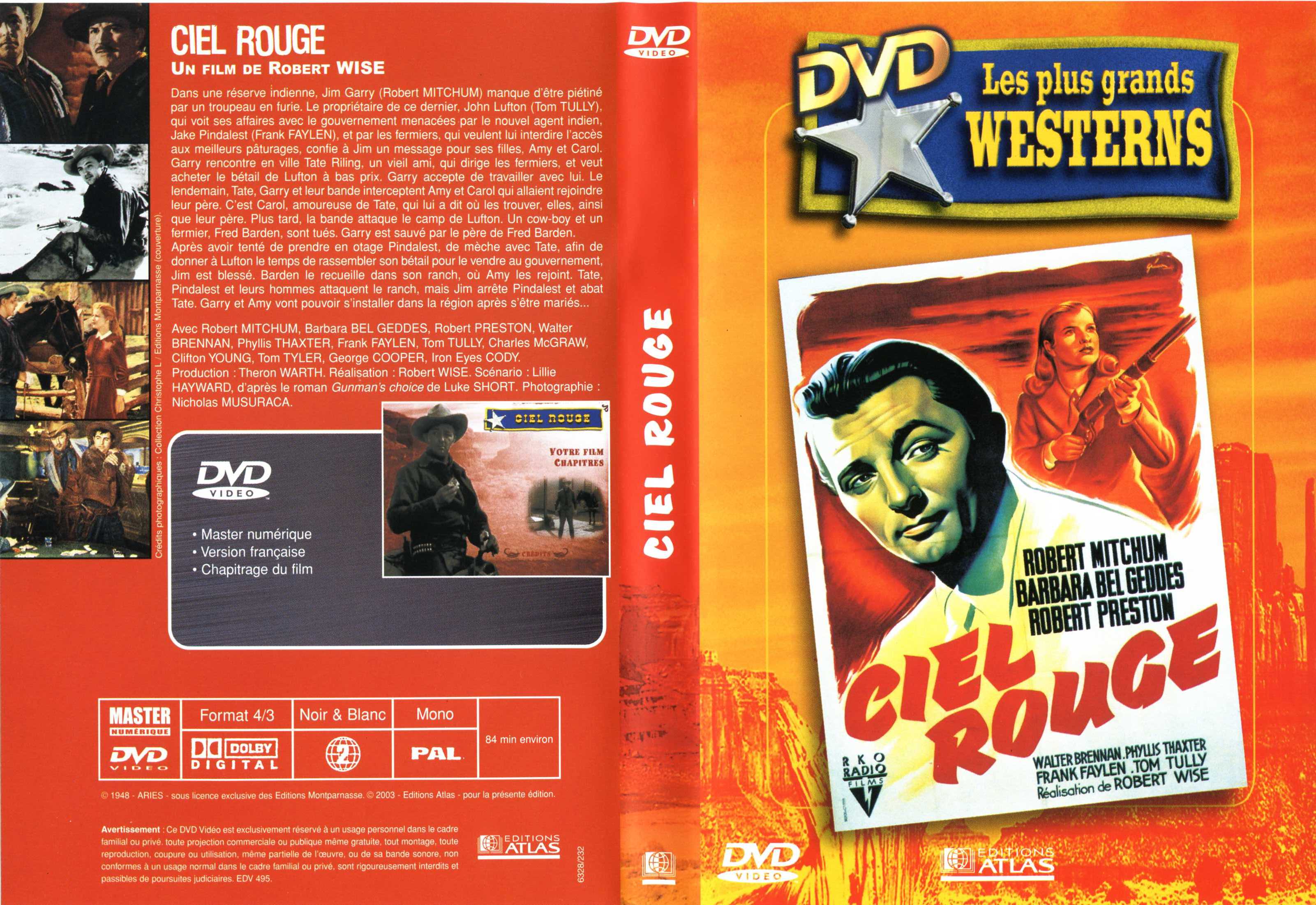 Jaquette DVD Ciel rouge