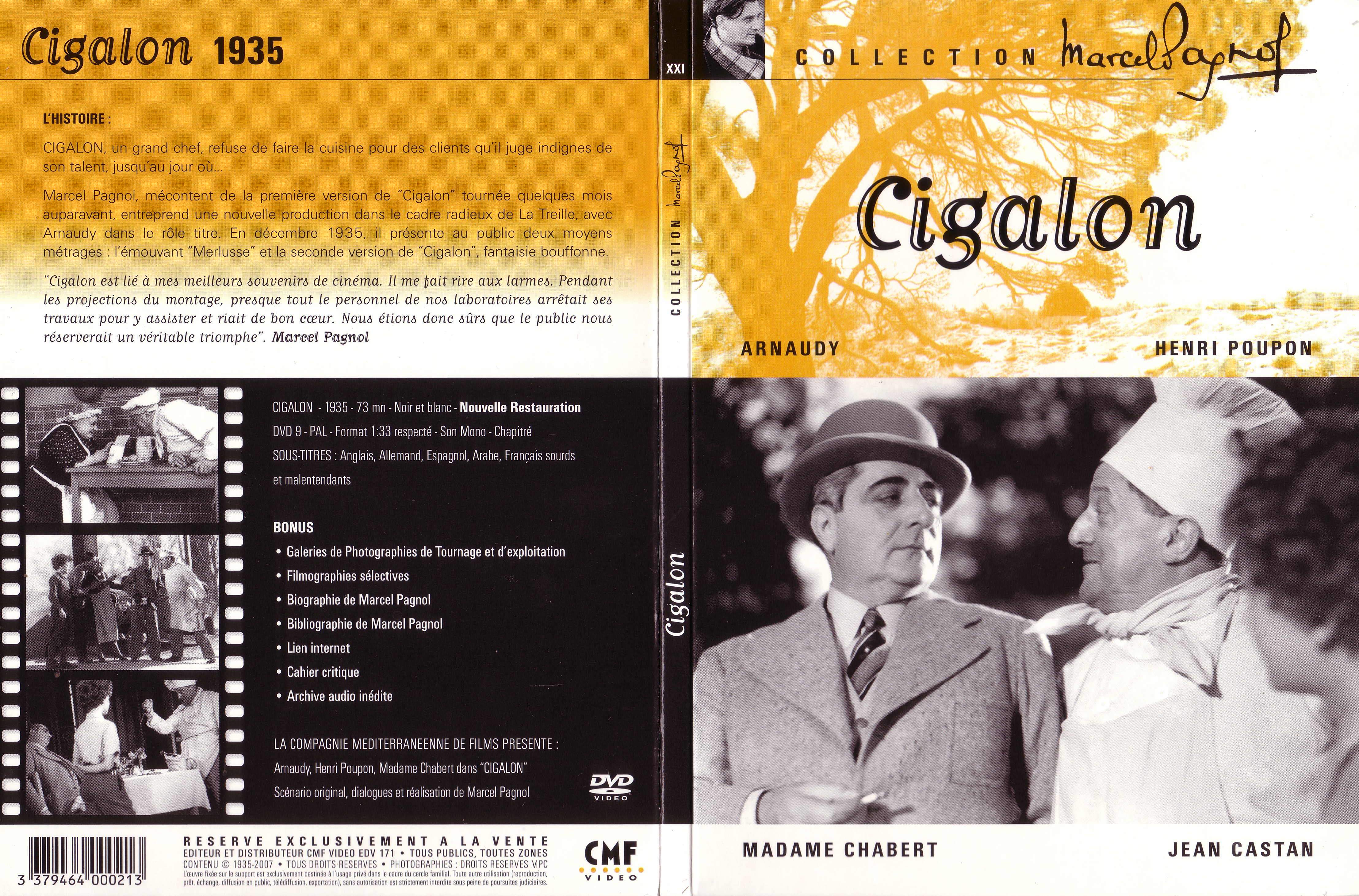Jaquette DVD Cigalon