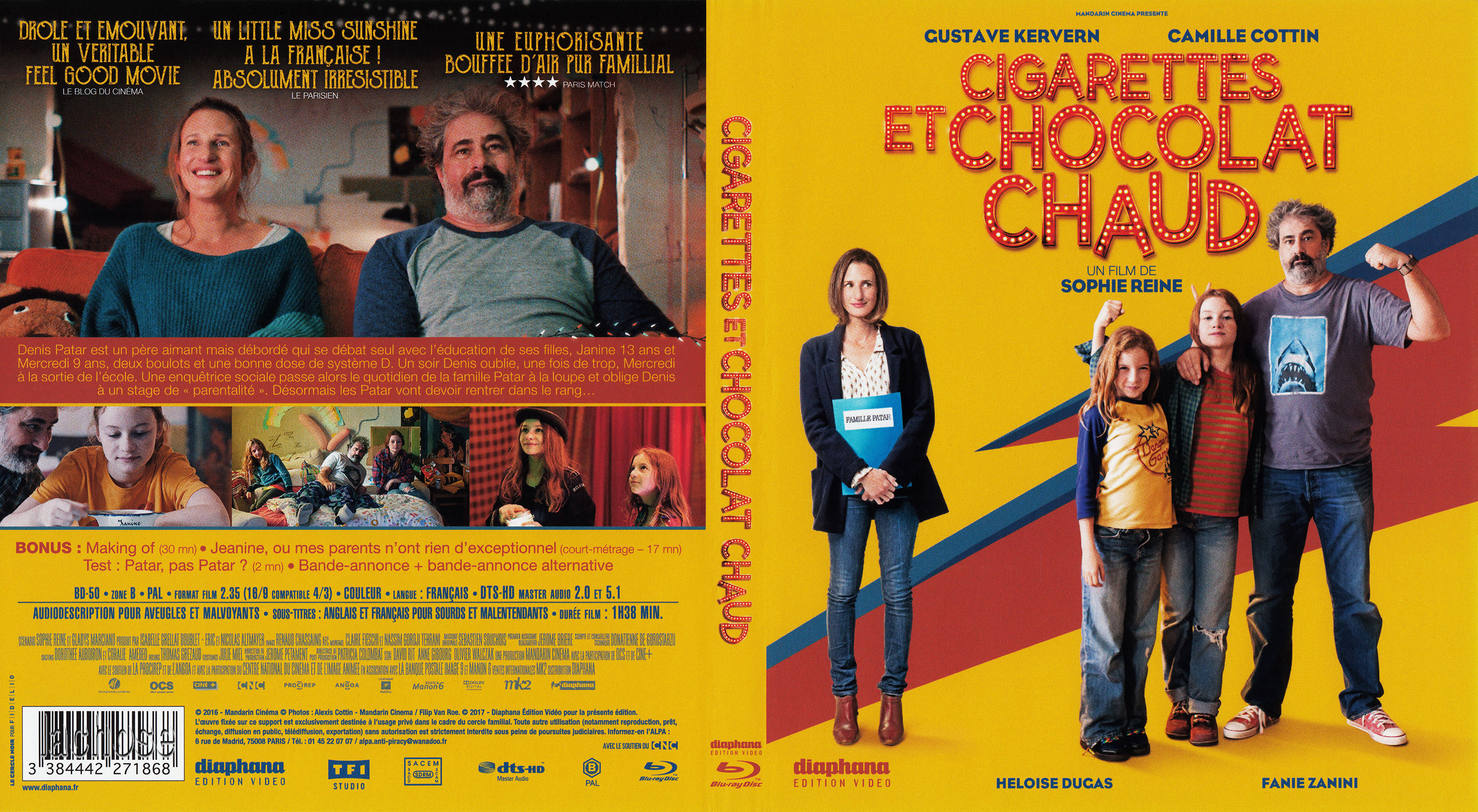 Jaquette DVD Cigarettes et chocolat chaud (BLU-RAY)