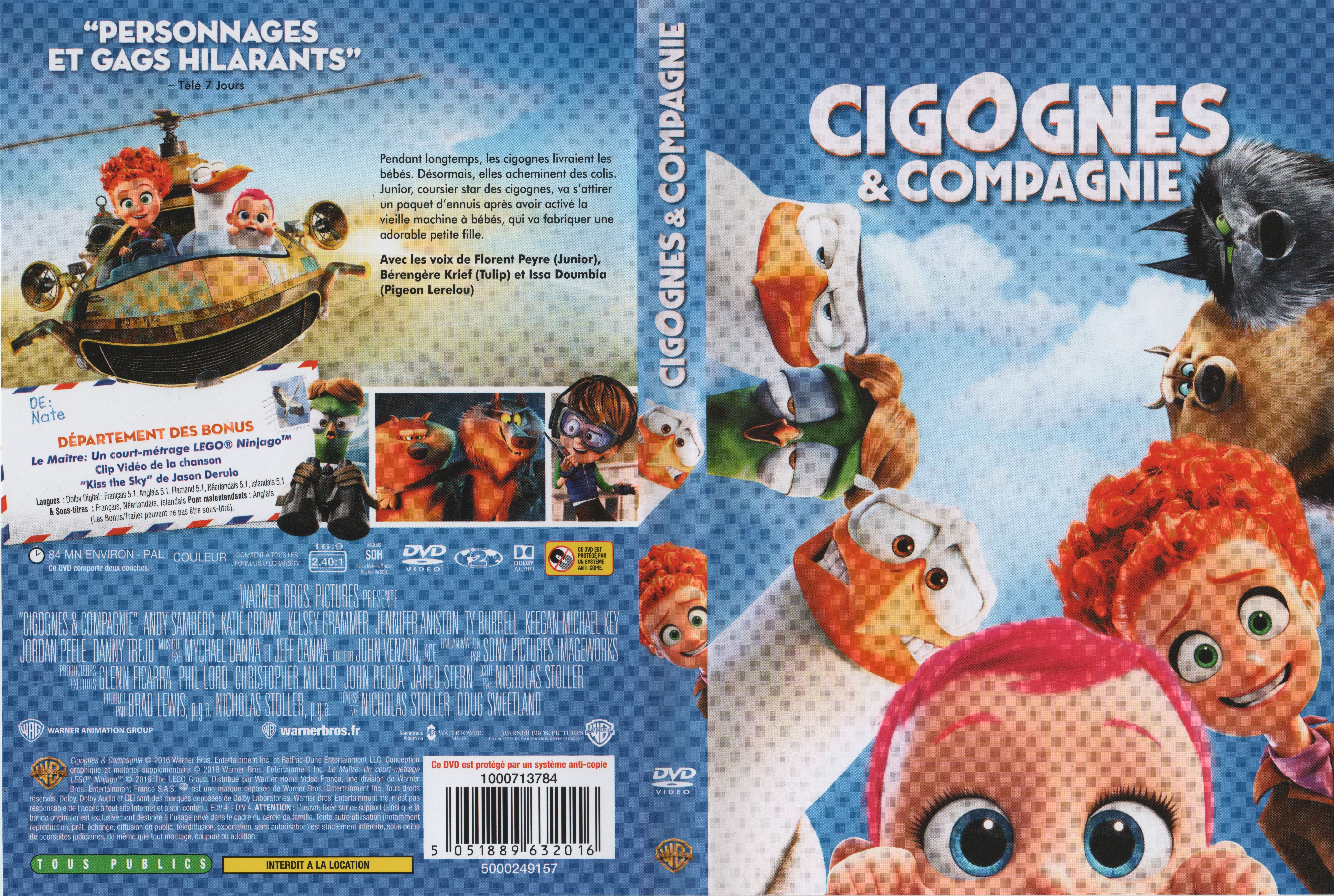 Jaquette DVD Cigognes et Compagnie