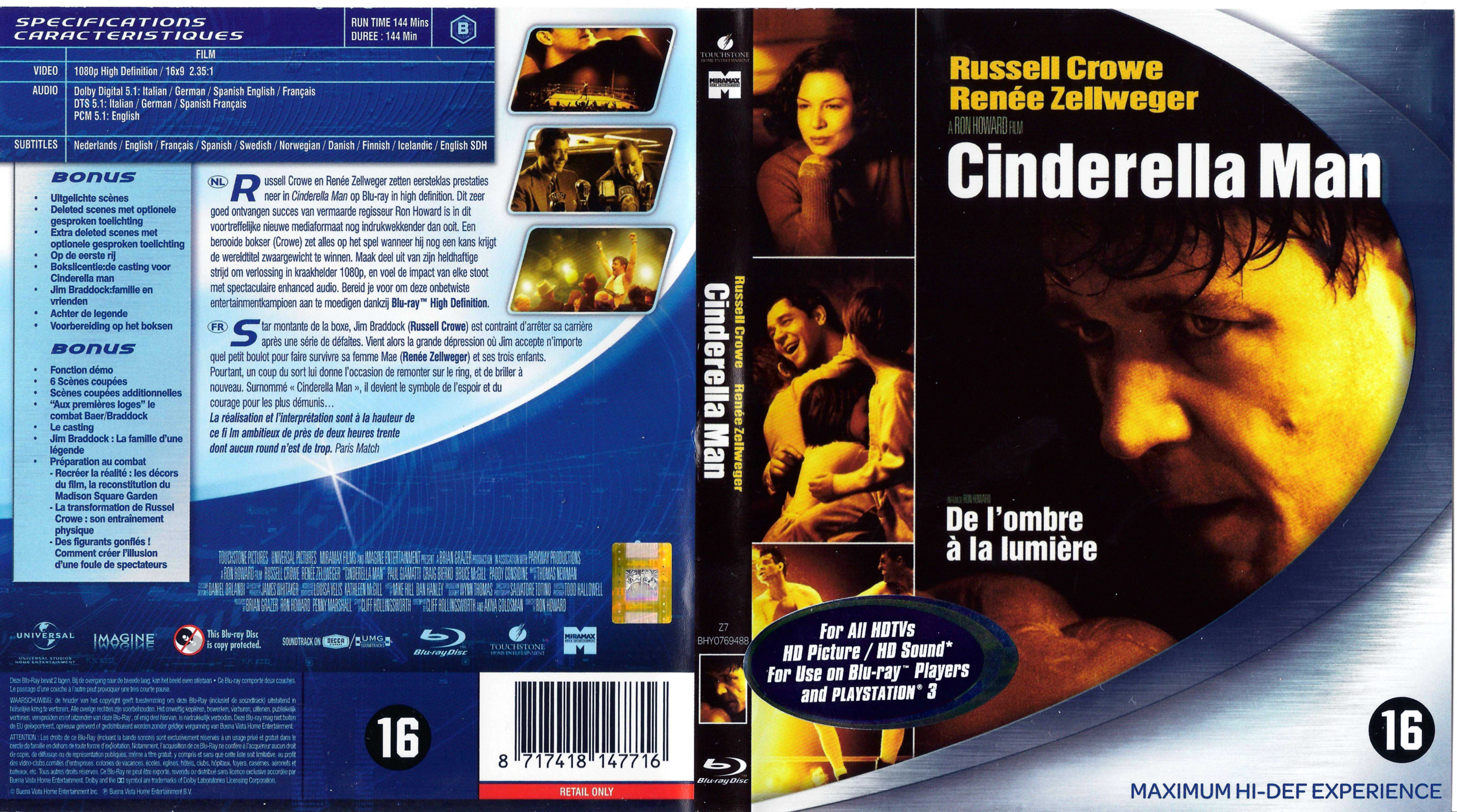 Jaquette DVD Cinderella man - De l