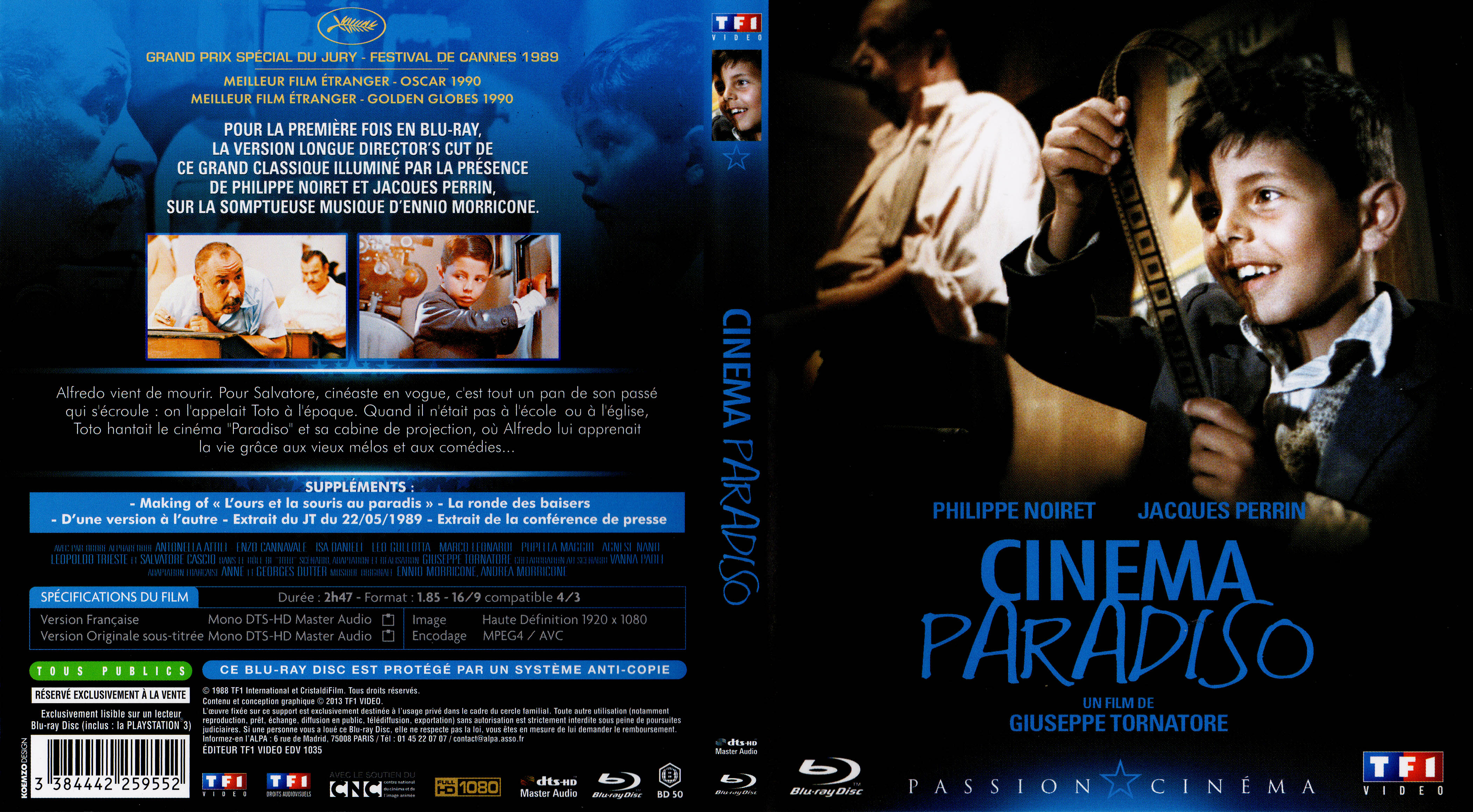 Jaquette DVD Cinema Paradiso (BLU-RAY)