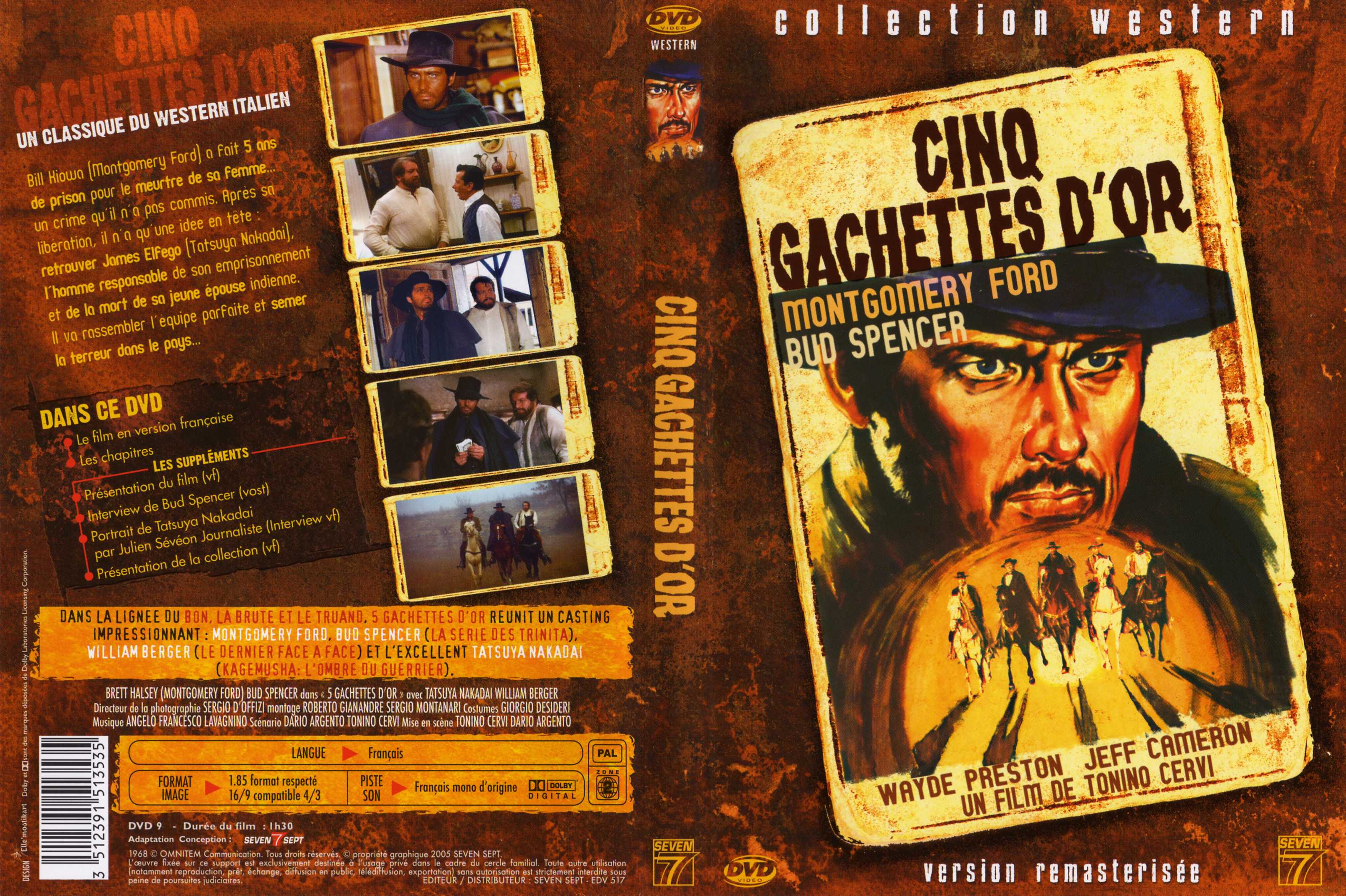 Jaquette DVD Cinq gachettes d