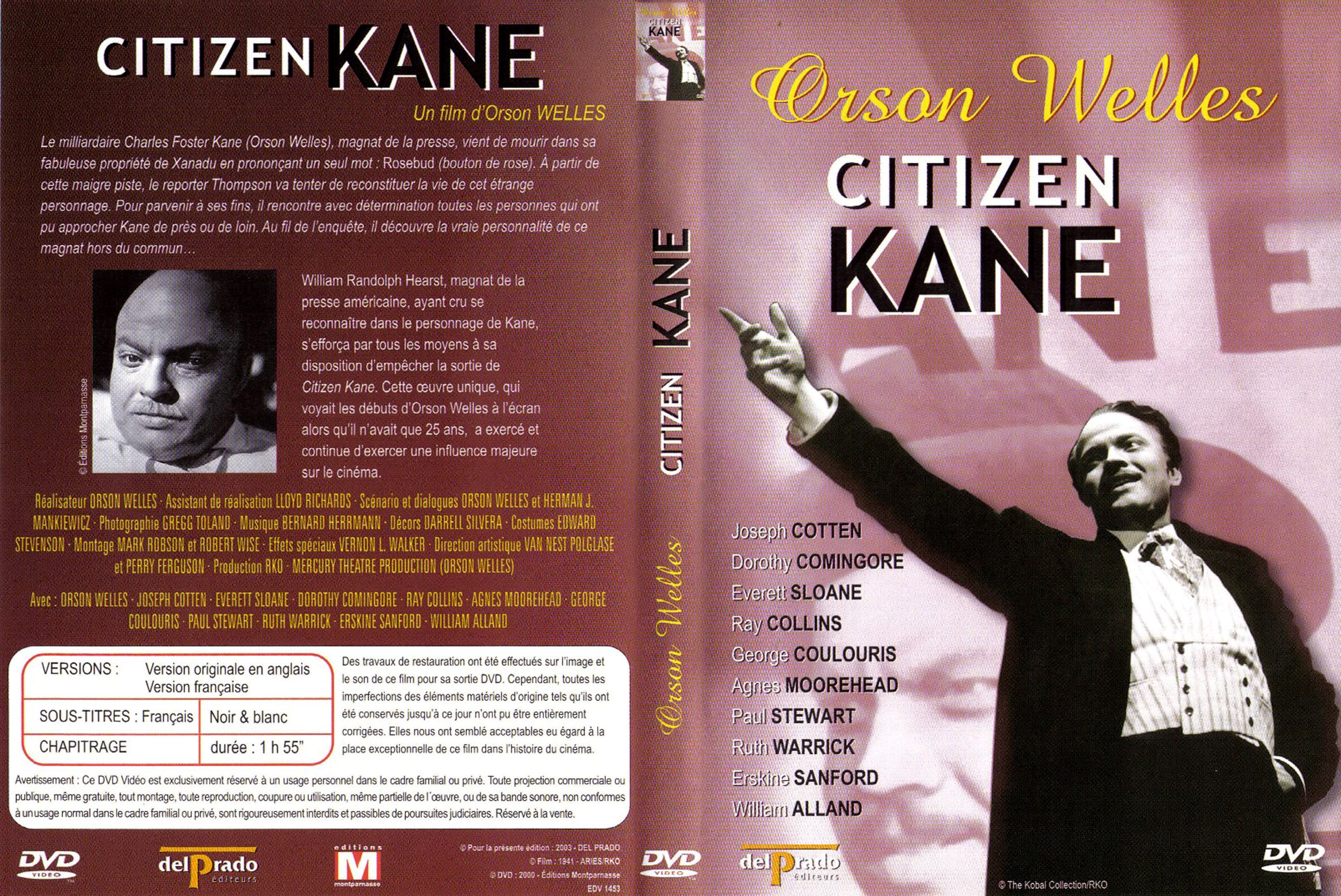 Jaquette DVD Citizen kane