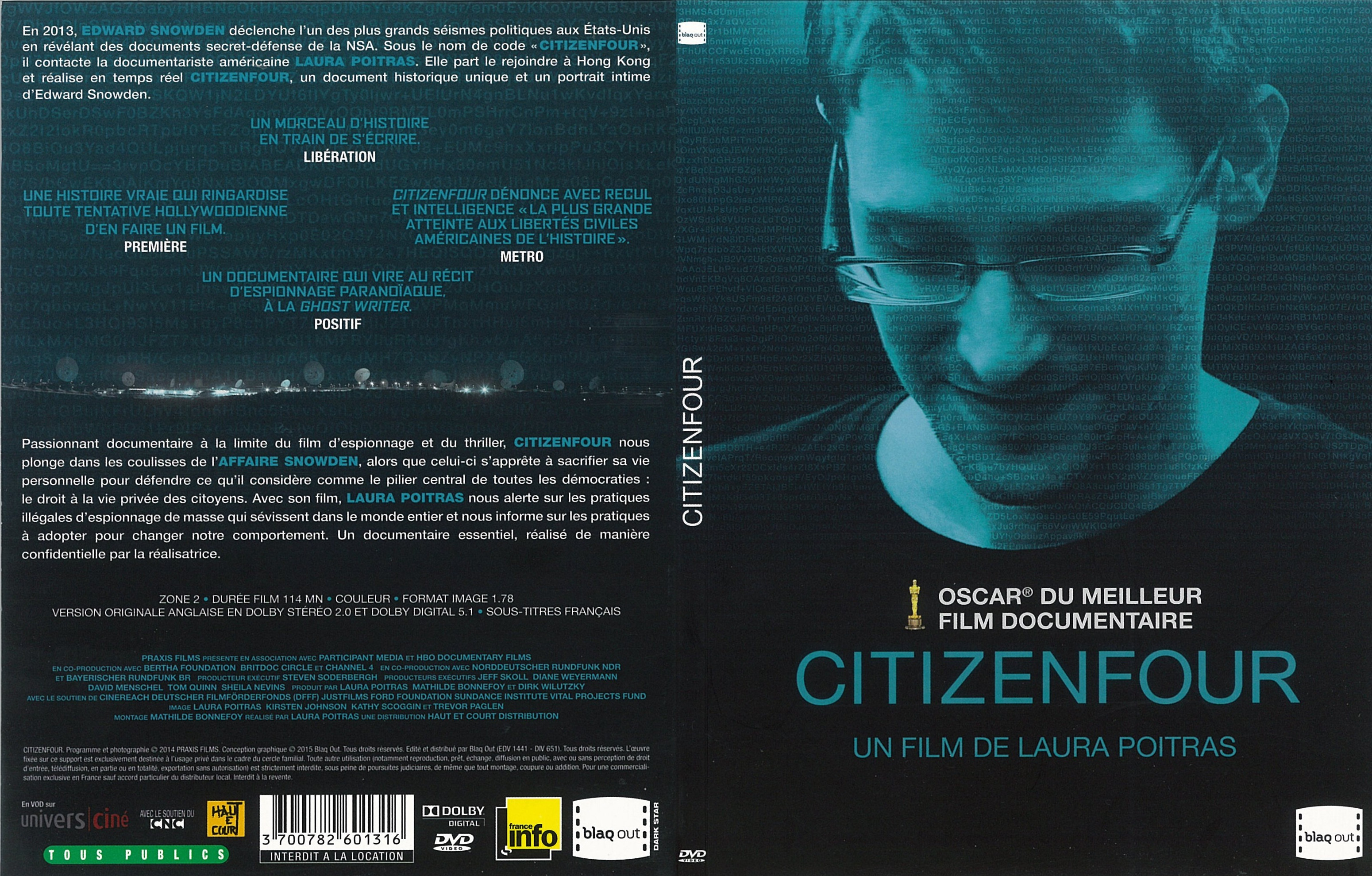 Jaquette DVD Citizenfour