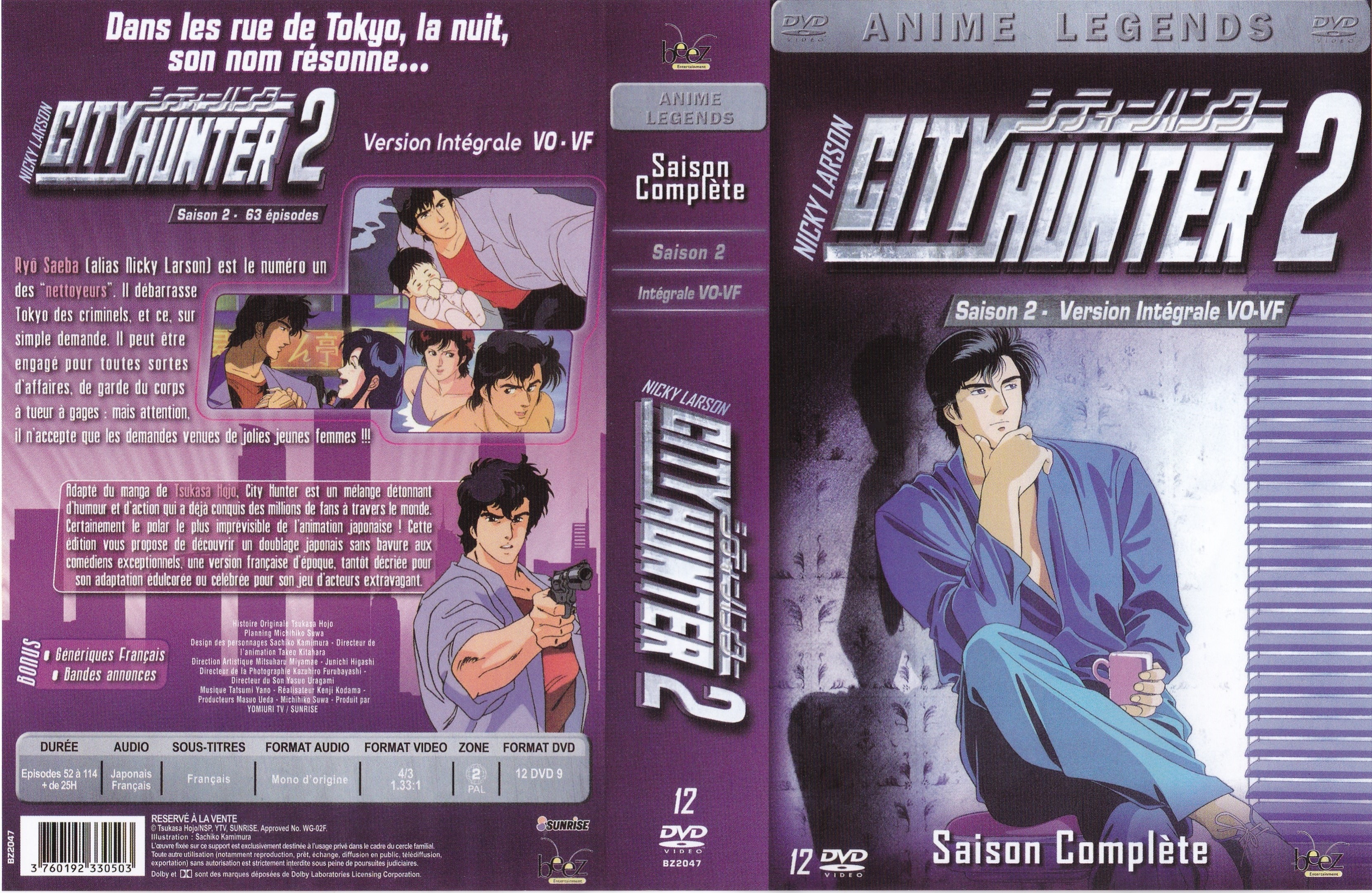 Jaquette DVD City Hunter saison 2