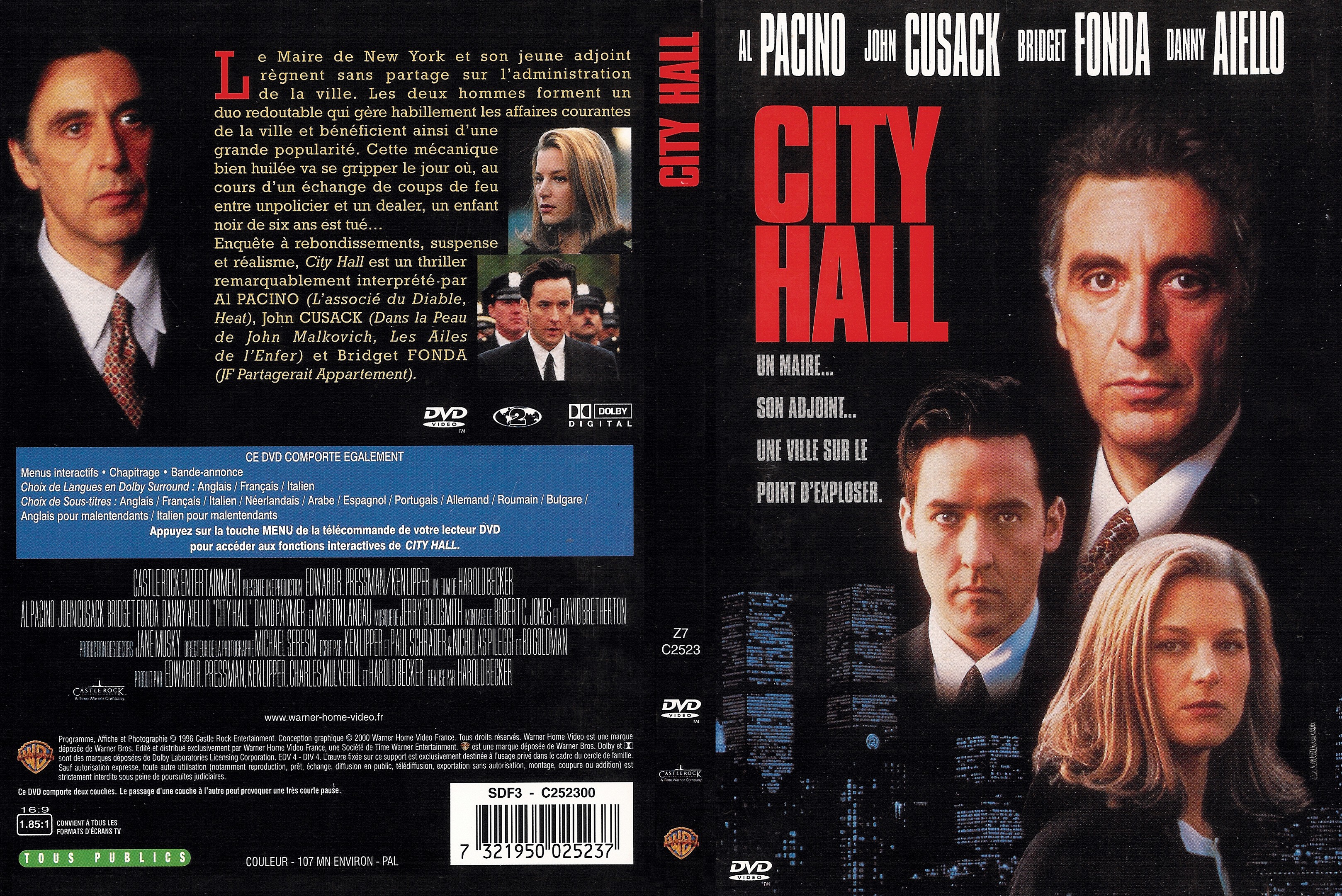 Jaquette DVD City hall