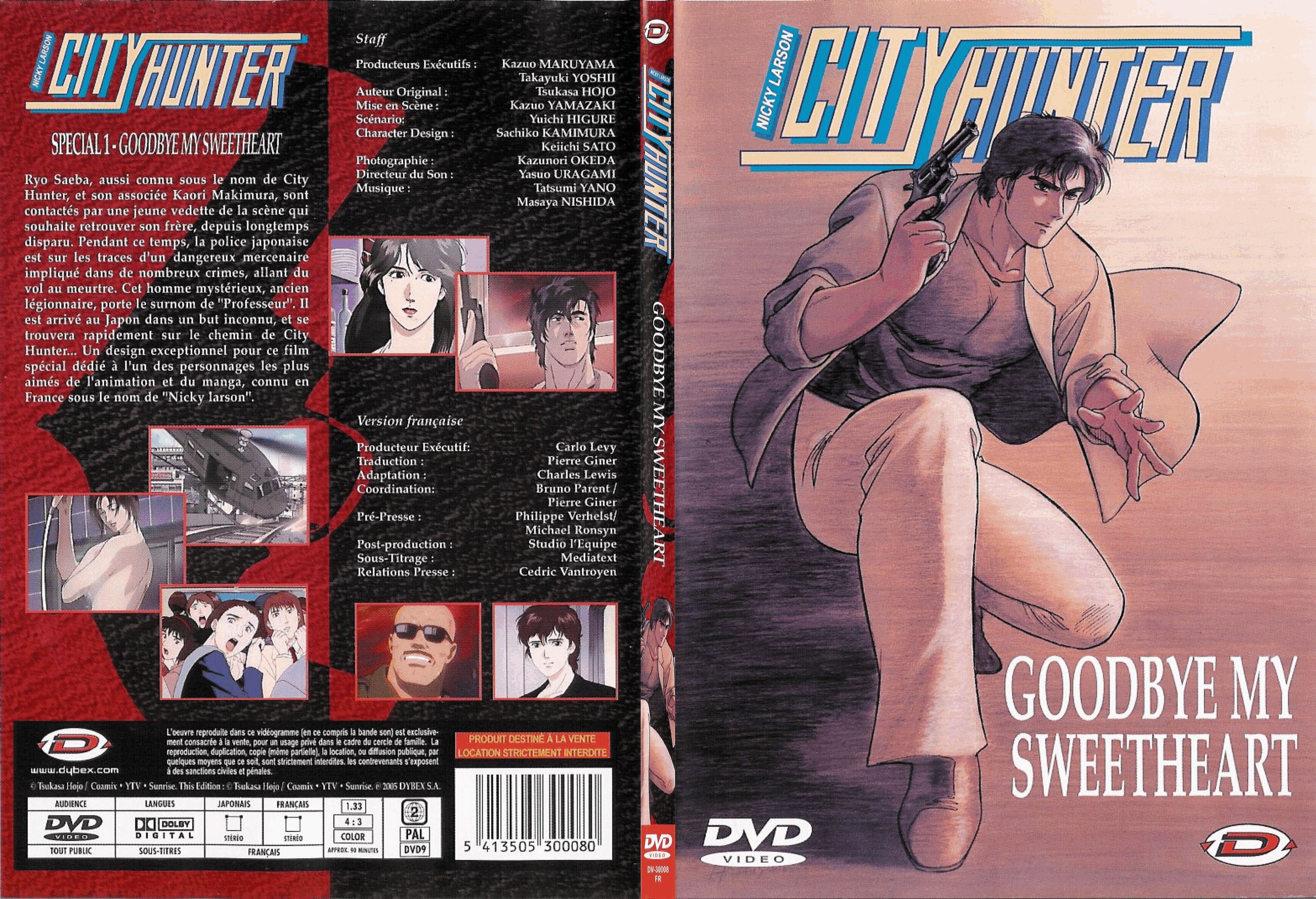 Jaquette DVD City hunter - Goodbye my sweetheart - SLIM