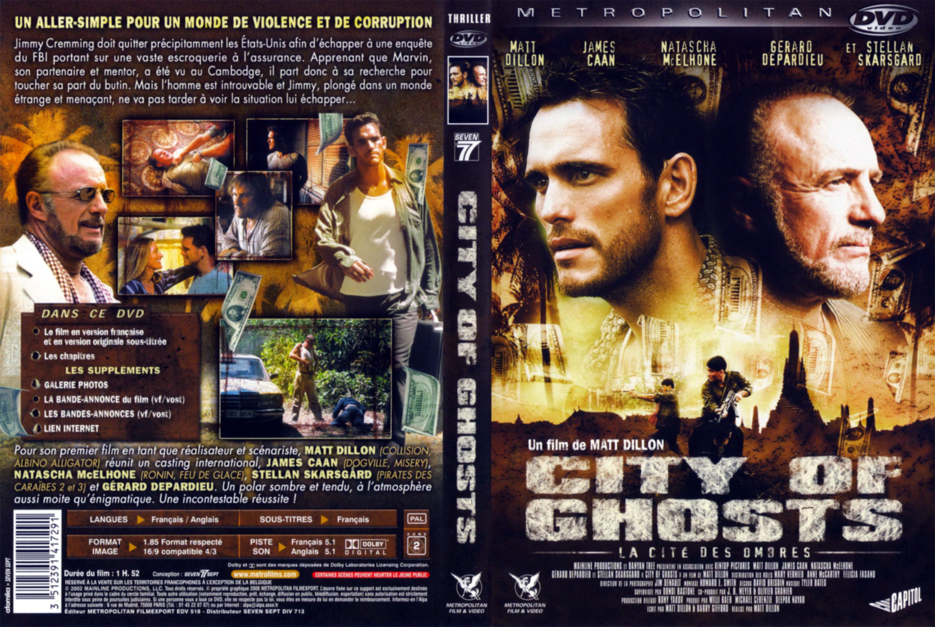 Jaquette DVD City of ghosts - La cit des ombres