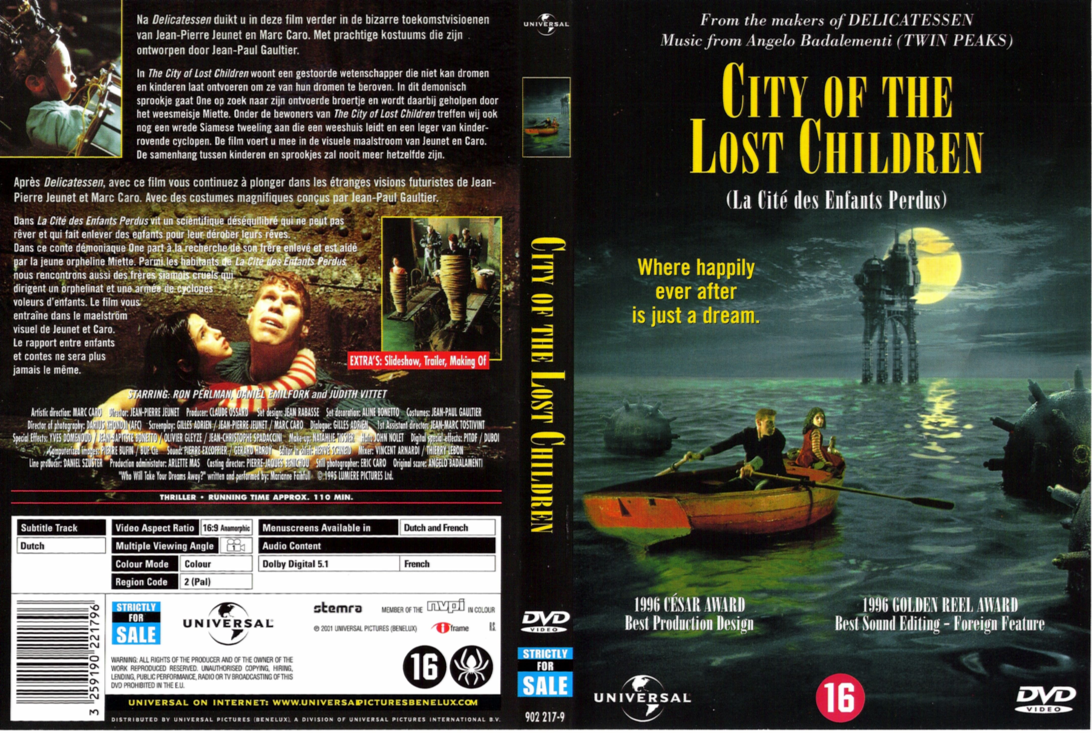Jaquette DVD City of the lost children