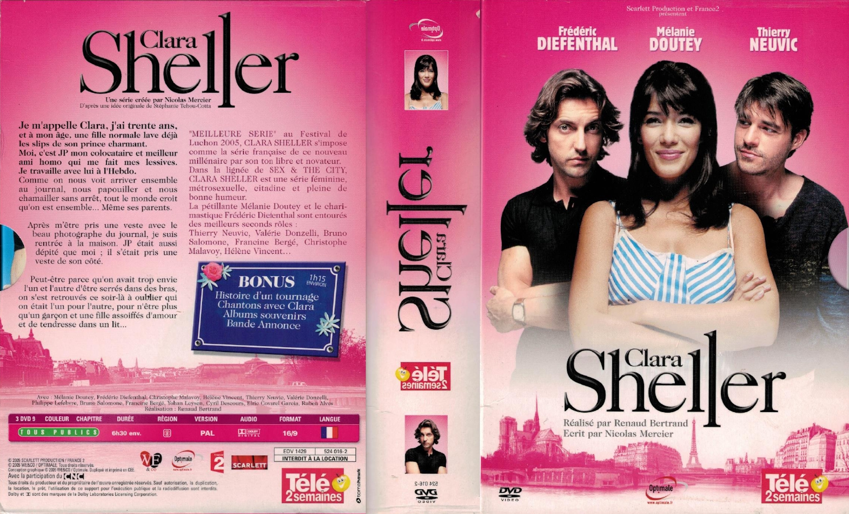 Jaquette DVD Clara Sheller Saison 1 COFFRET v2