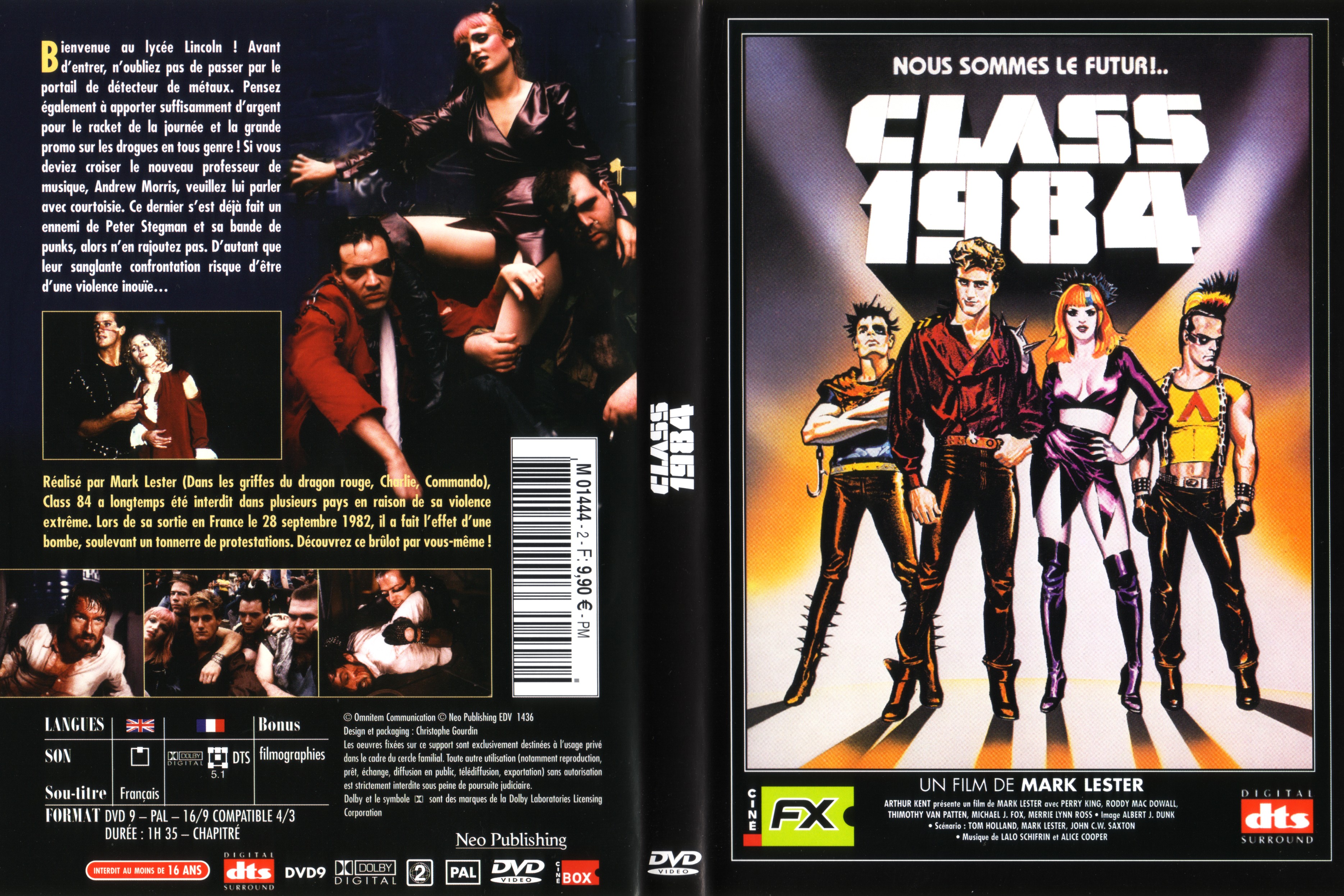 Jaquette DVD Class 1984