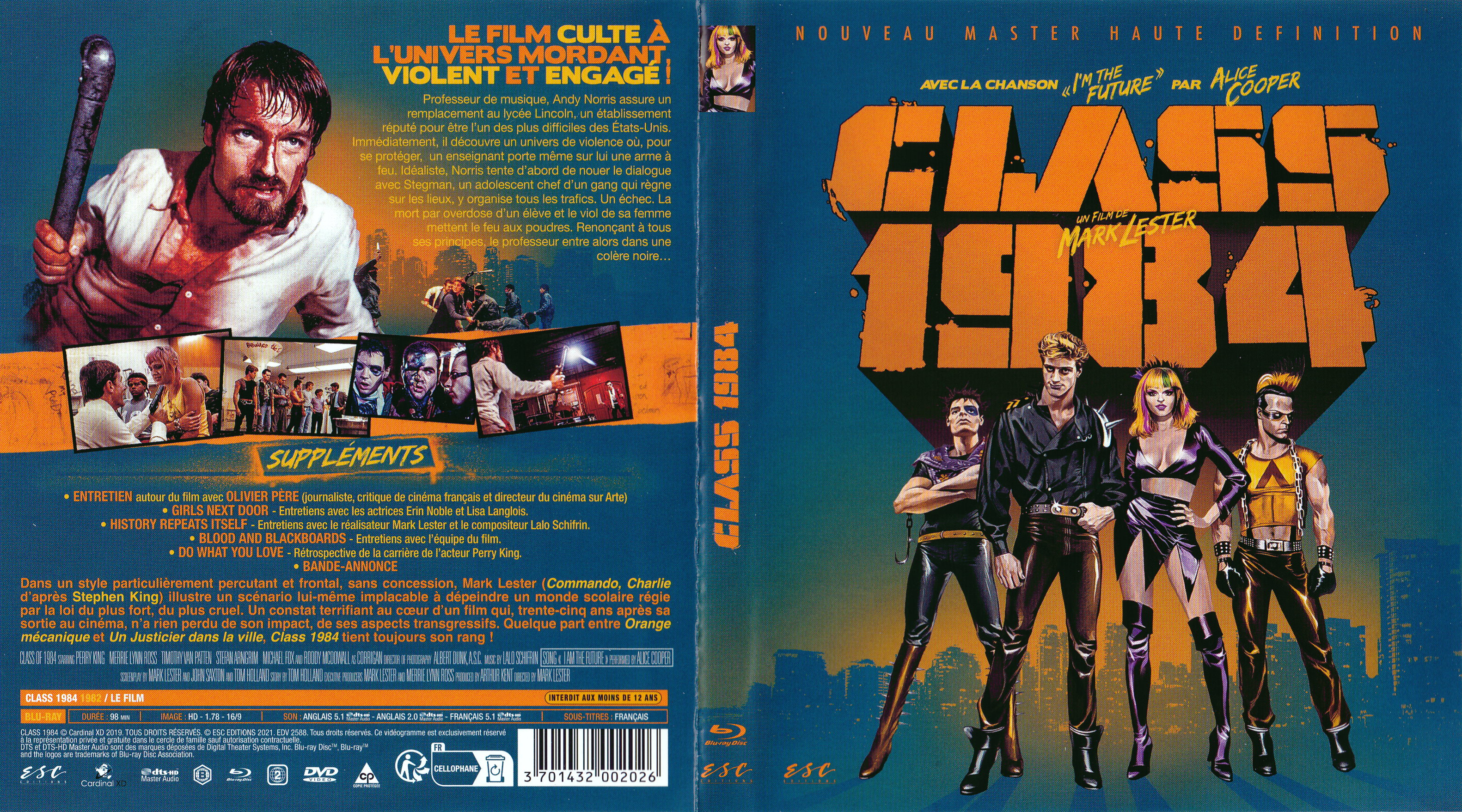 Jaquette DVD Class 1984 (BLU-RAY)