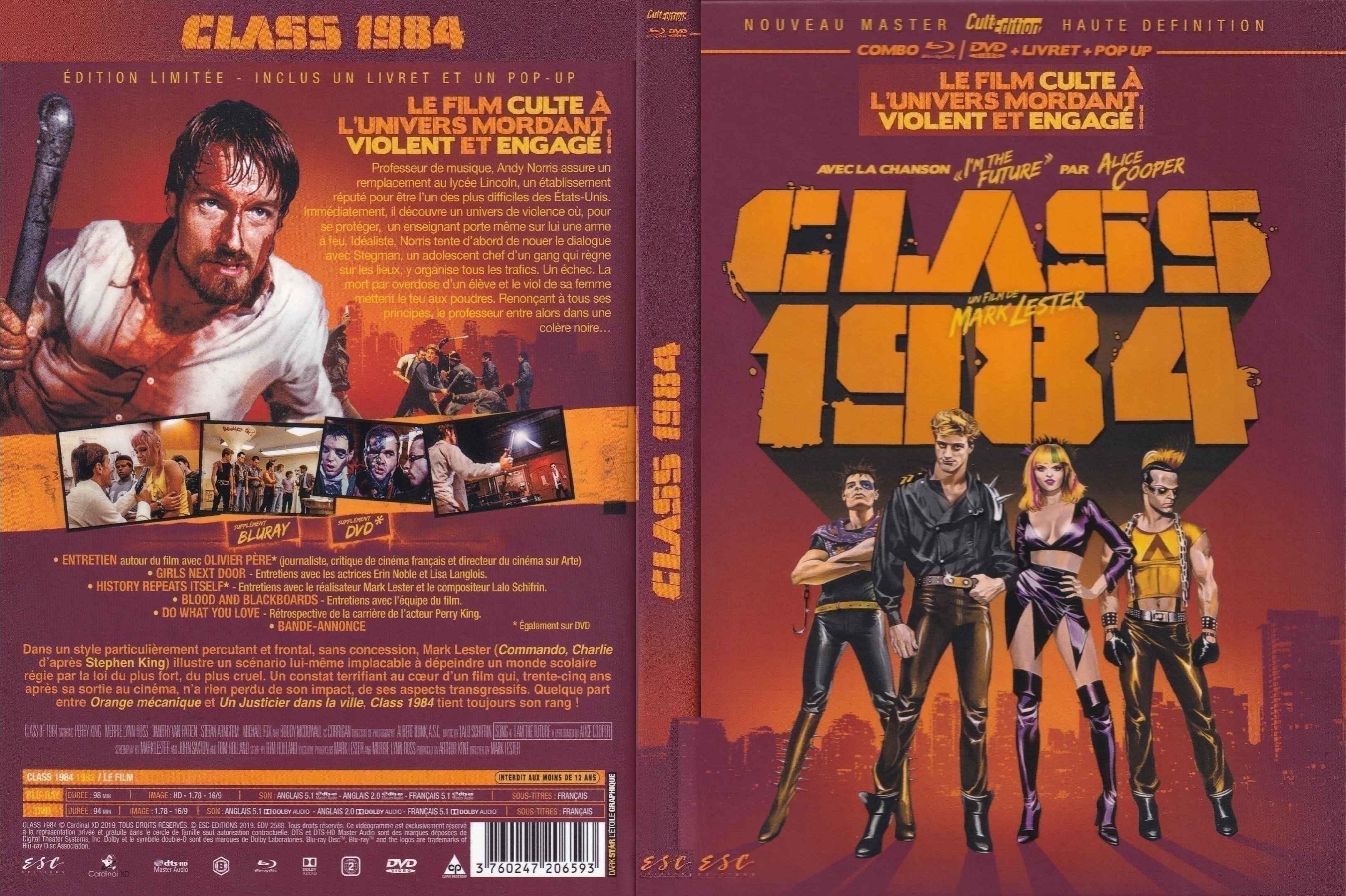 Jaquette DVD Class 1984 (BLU-RAY)