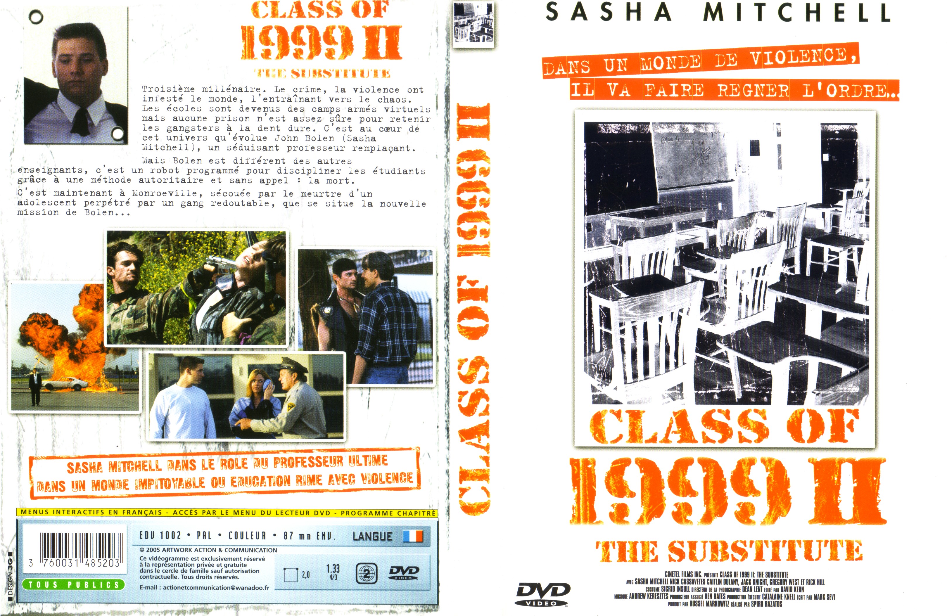 Jaquette DVD Class of 1999 2