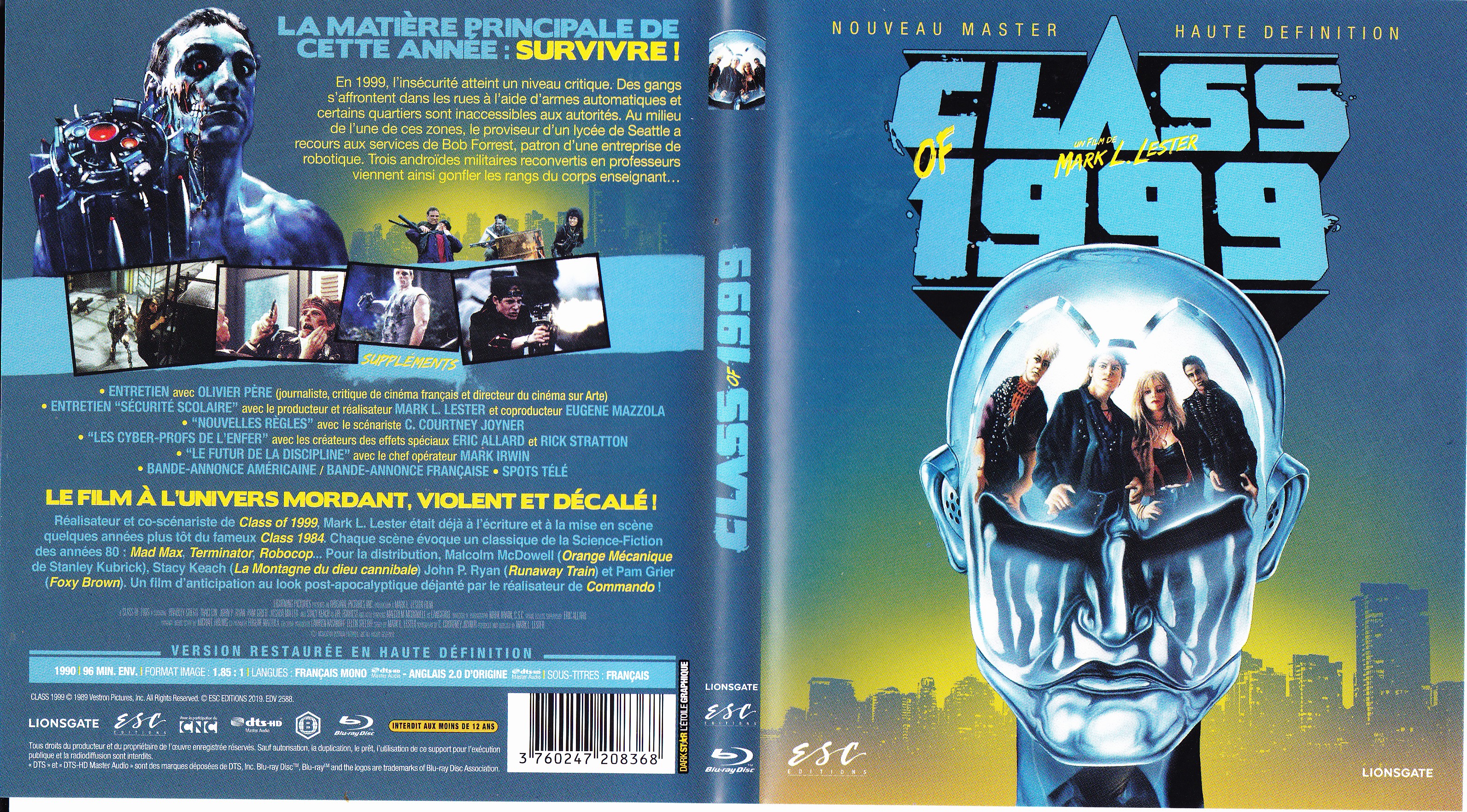 Jaquette DVD Class of 1999 (BLU-RAY) v2