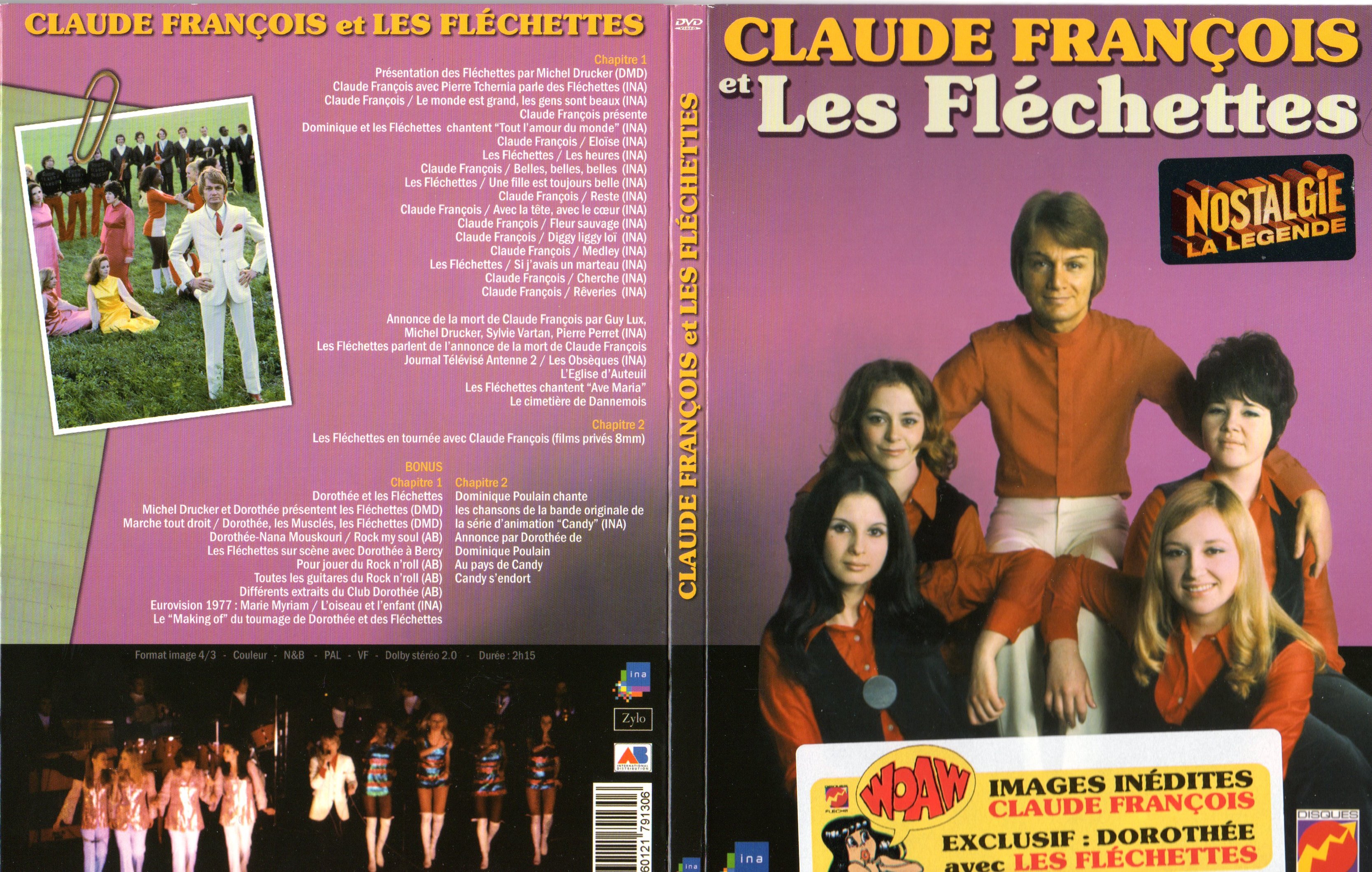 Jaquette DVD Claude Franois et les Flchettes