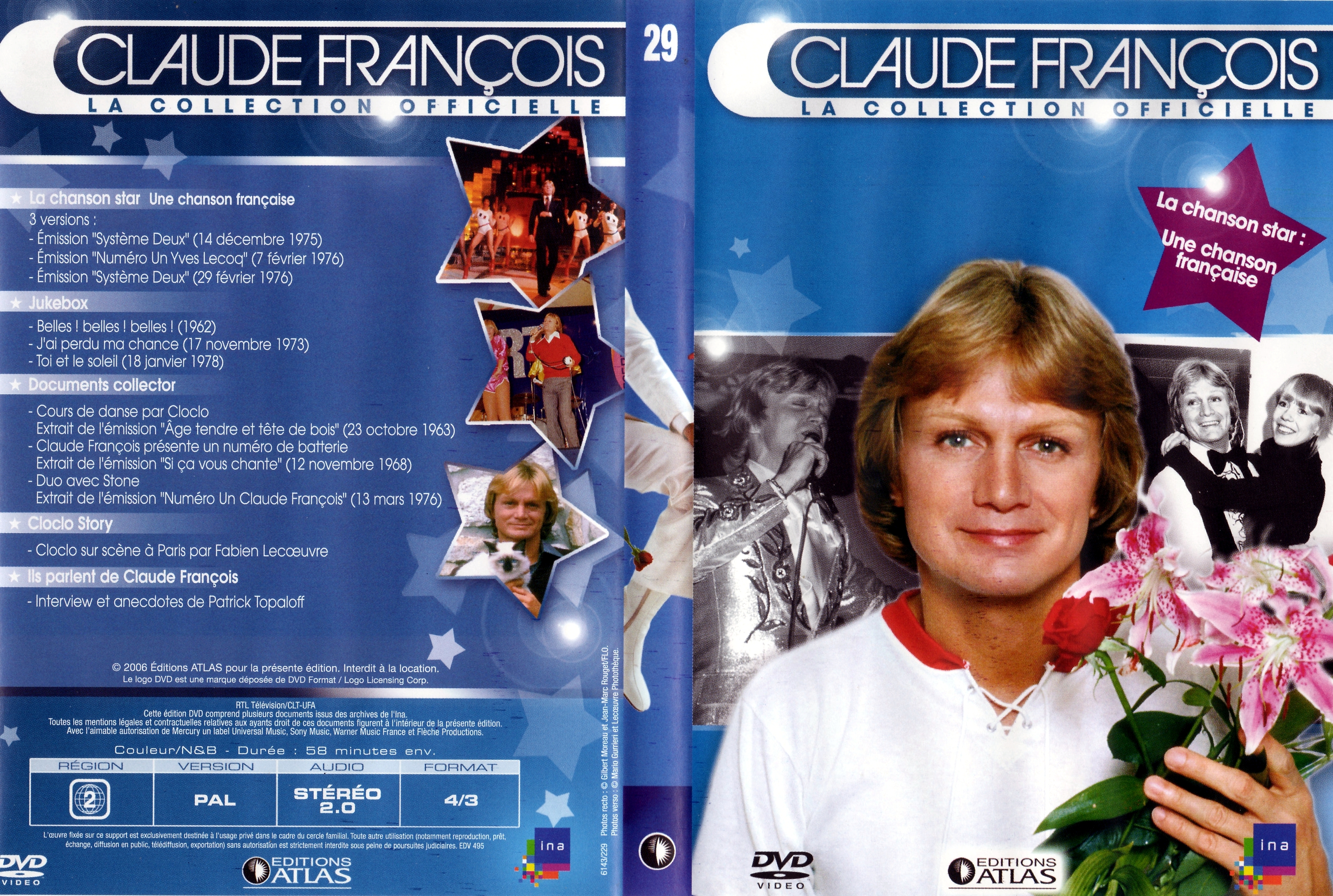 Jaquette DVD Claude Francois la collection officielle vol 29