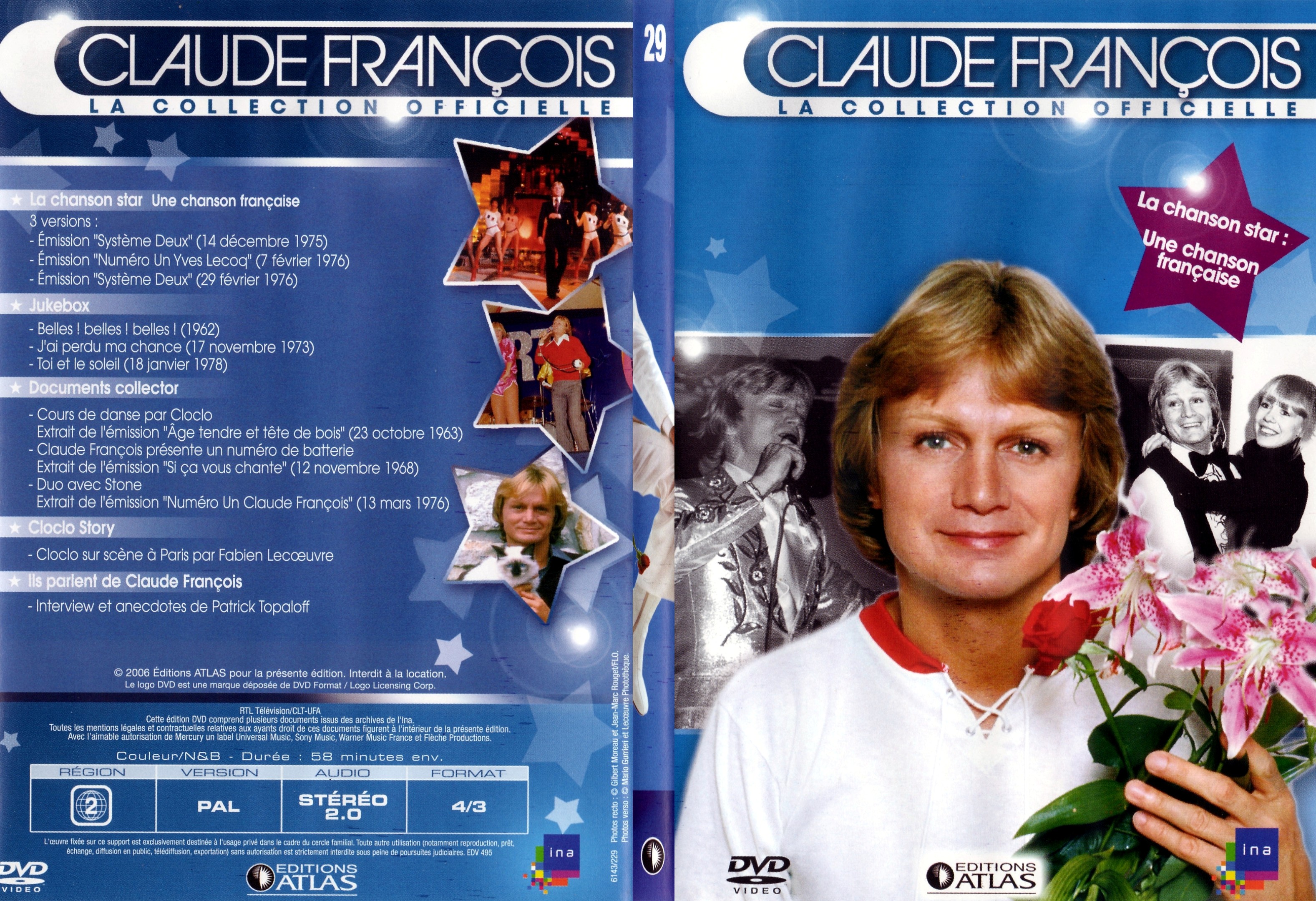 Jaquette DVD Claude francois le collection officielle vol 29 - SLIM