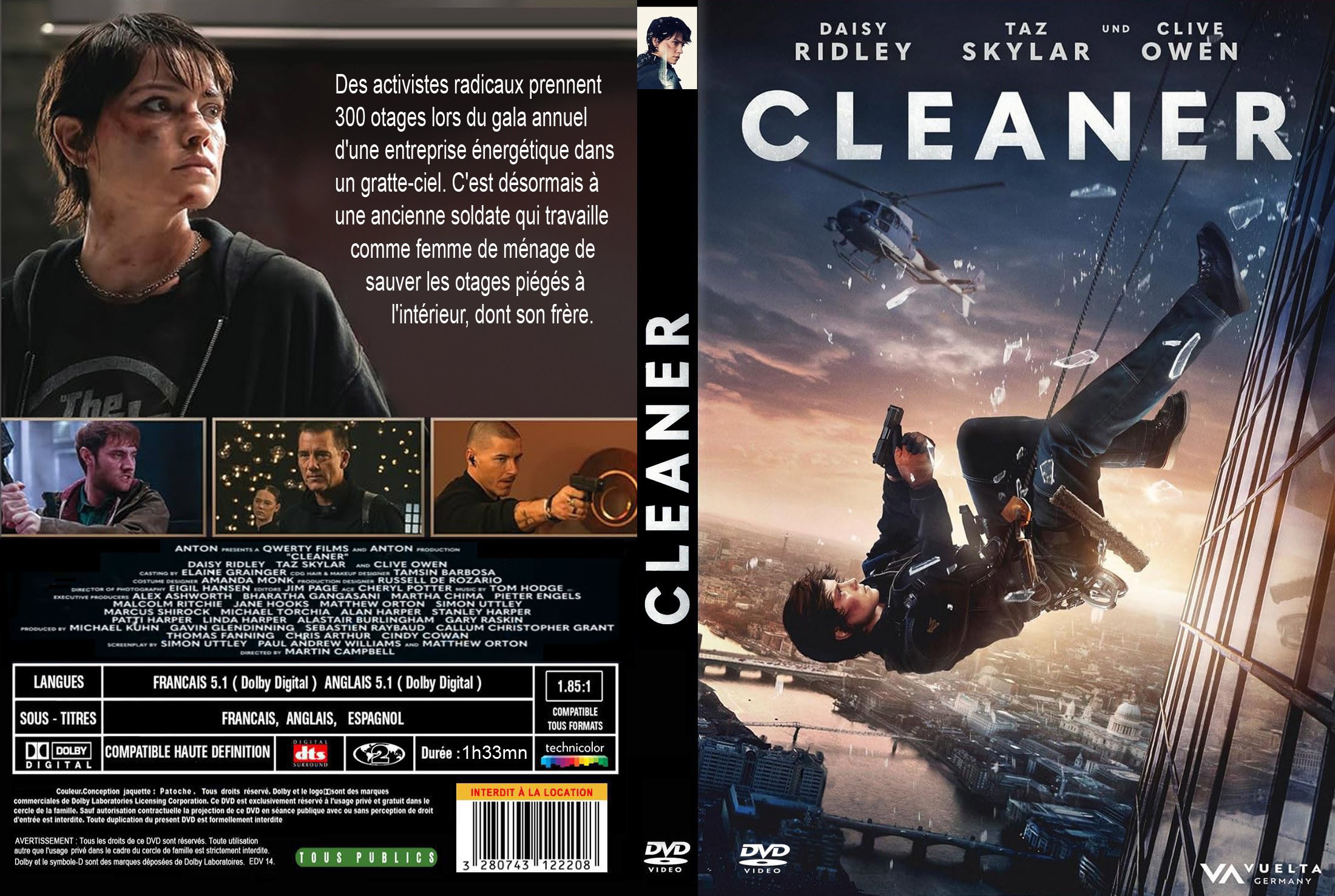 Jaquette DVD Cleaner (2025) custom