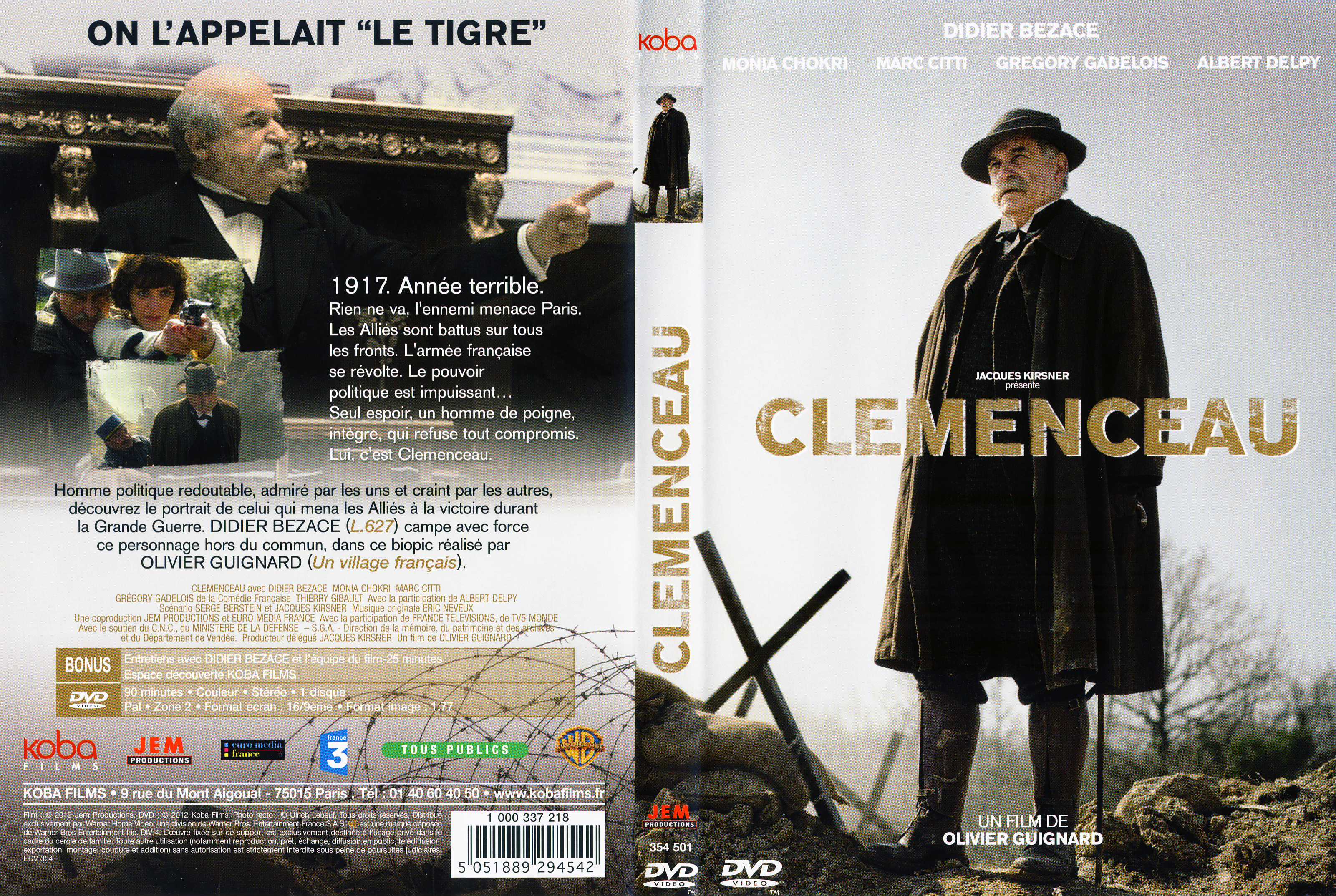 Jaquette DVD Clmenceau