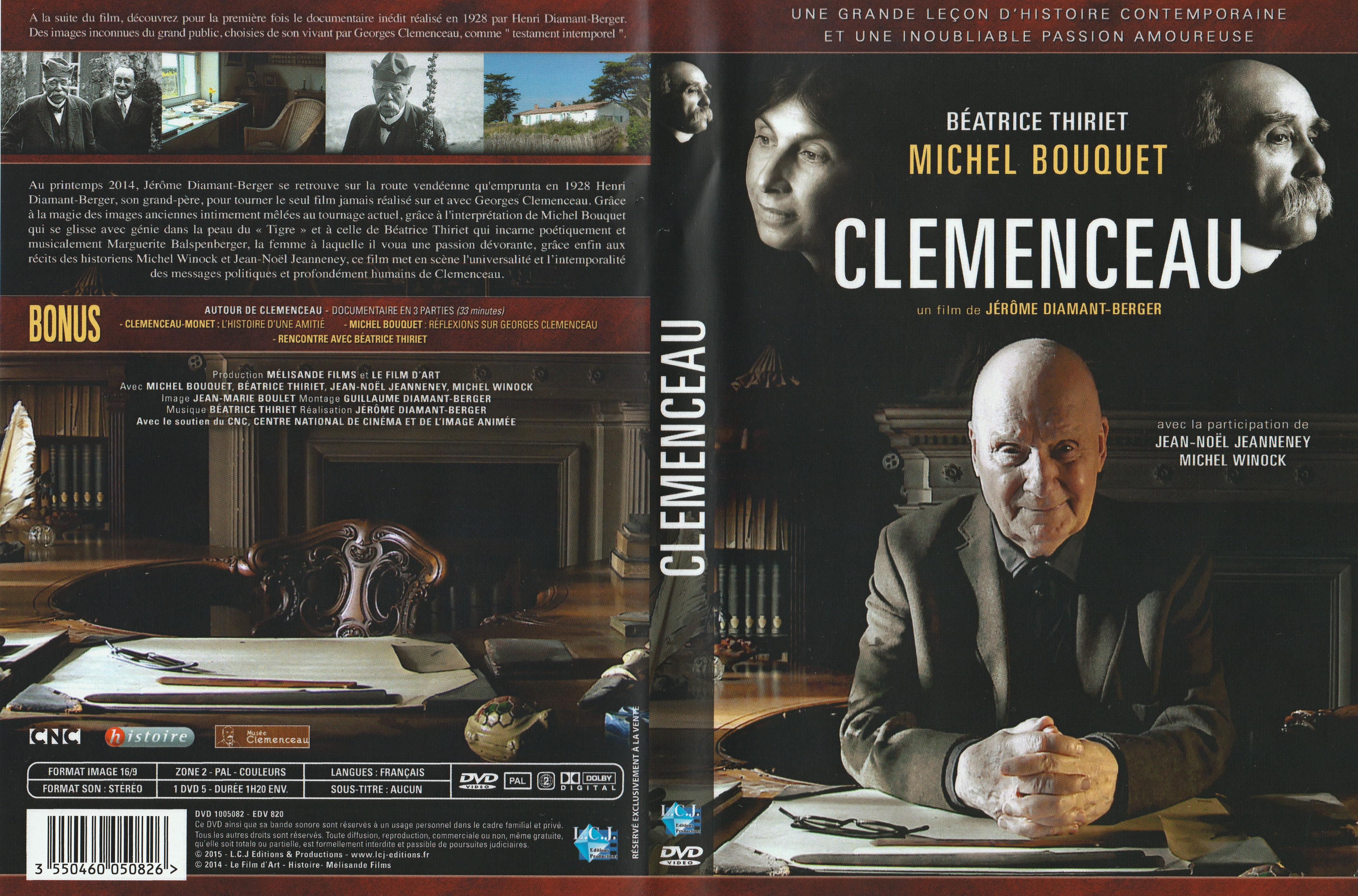 Jaquette DVD Clemenceau diamant berger