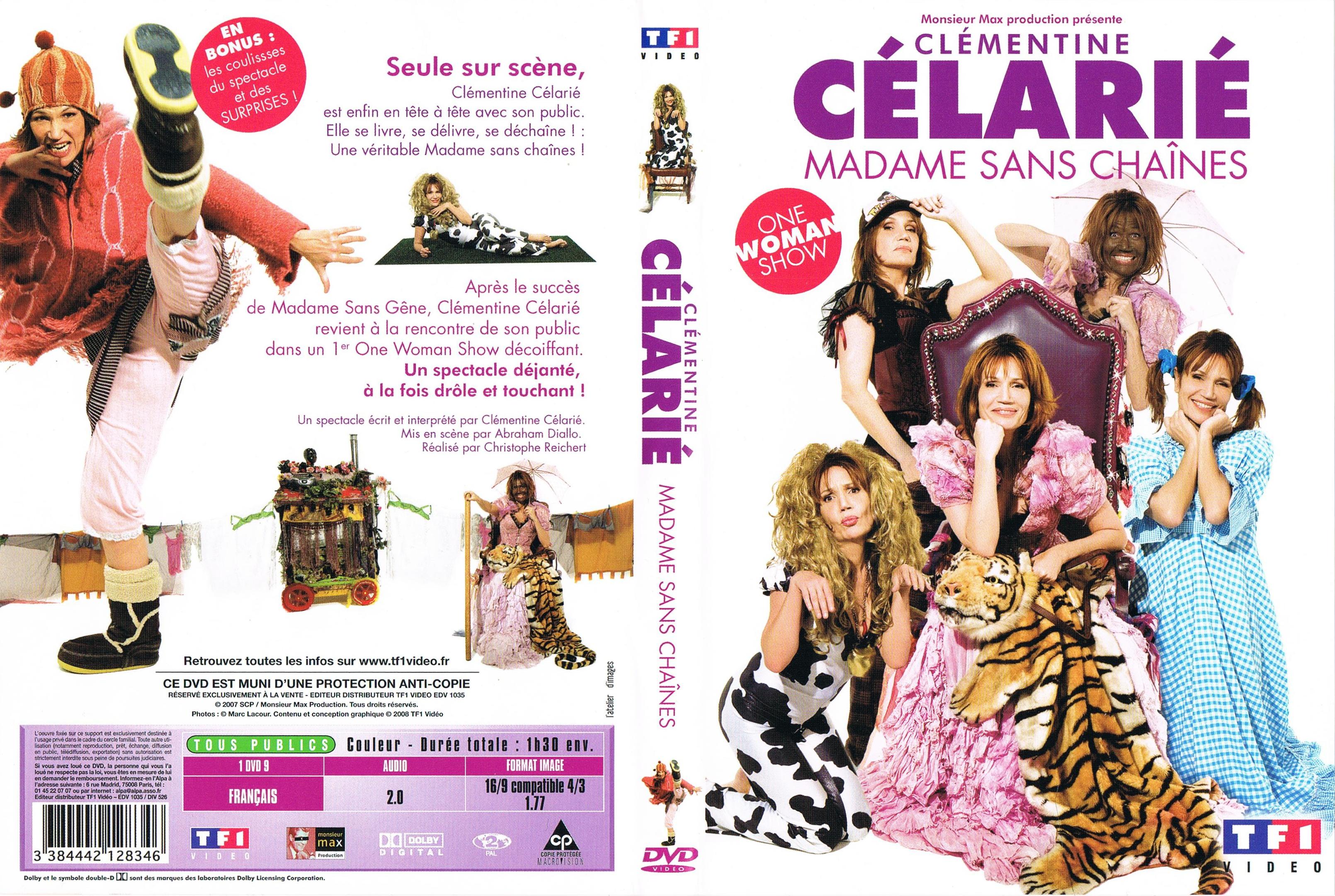 Jaquette DVD Clementine Clari - Madame Sans Chaines