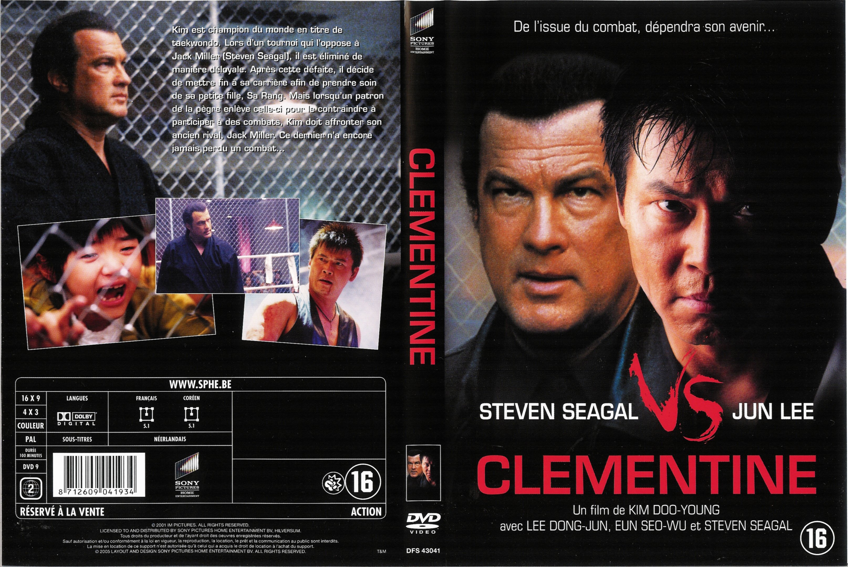 Jaquette DVD Clementine (Steven Seagal) v4