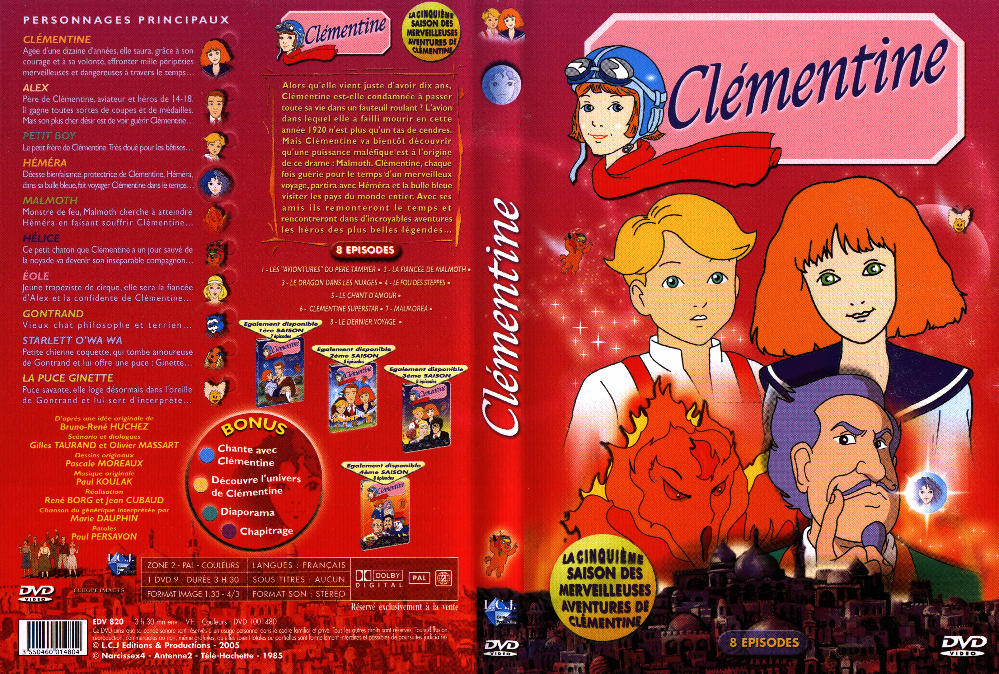 Jaquette DVD Clmentine vol 5