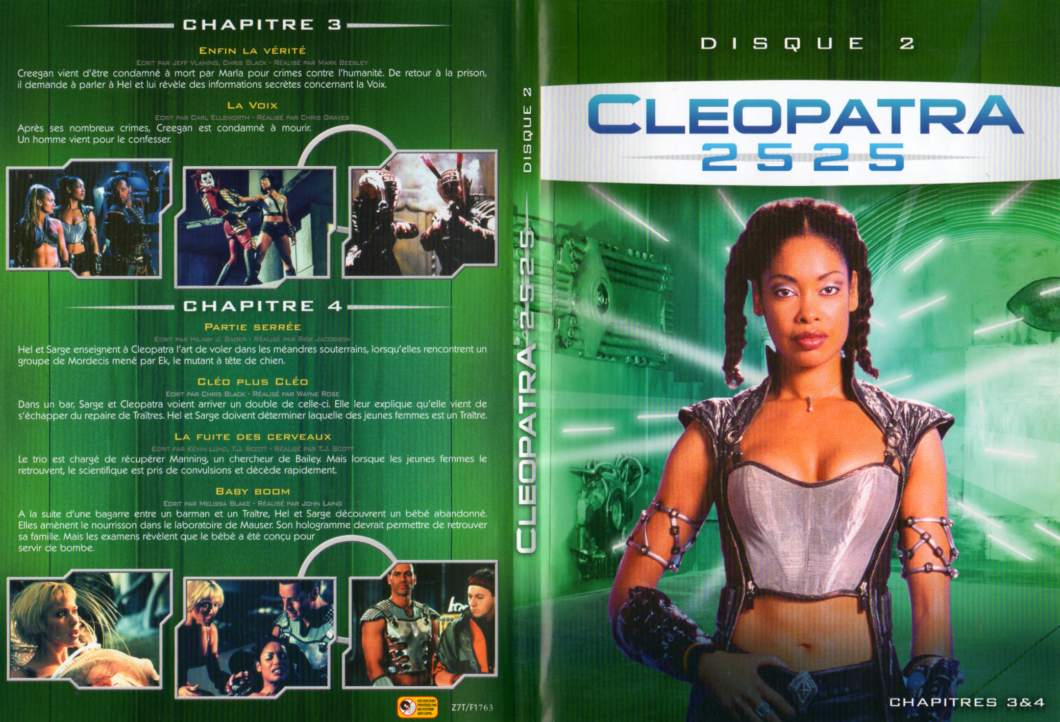 Jaquette DVD Cleopatra 2525 DVD 2